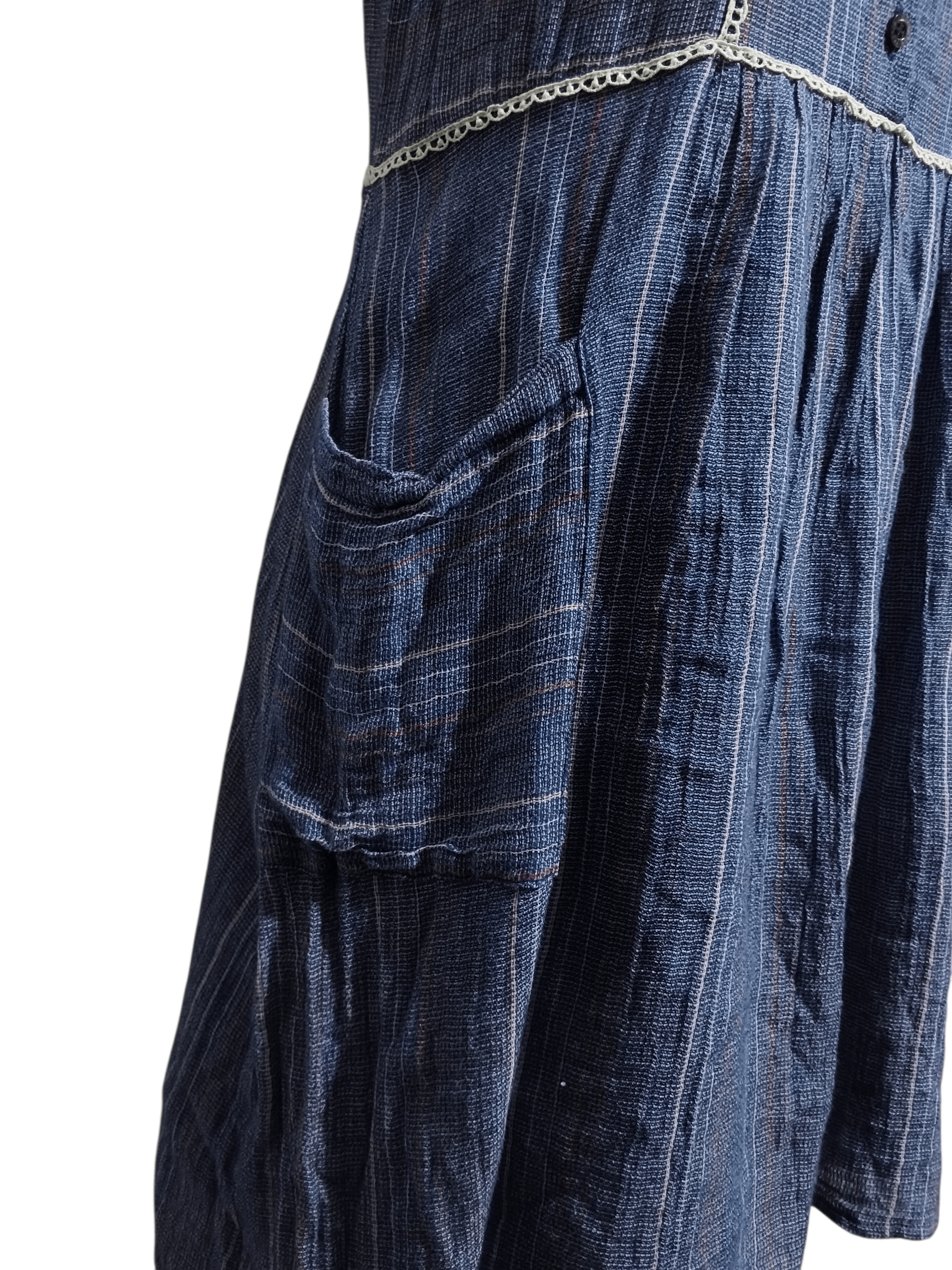 Paul & Joe Paul & Joe Sister Womens Striped Short Sleeve Midi Dress Size XS / US 0-2 / IT 36-38 - 6 Thumbnail