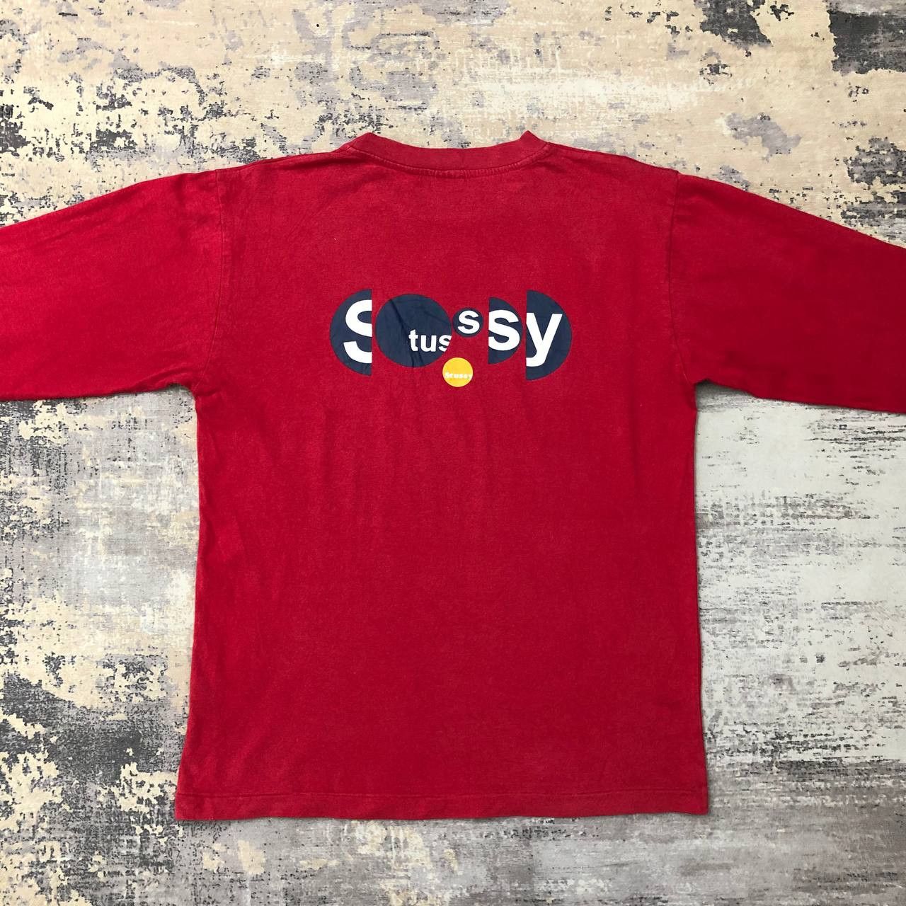 Stussy T422 90s STUSSY LONG SLEEVE TEE Size US M / EU 48-50 / 2 - 1 Thumbnail