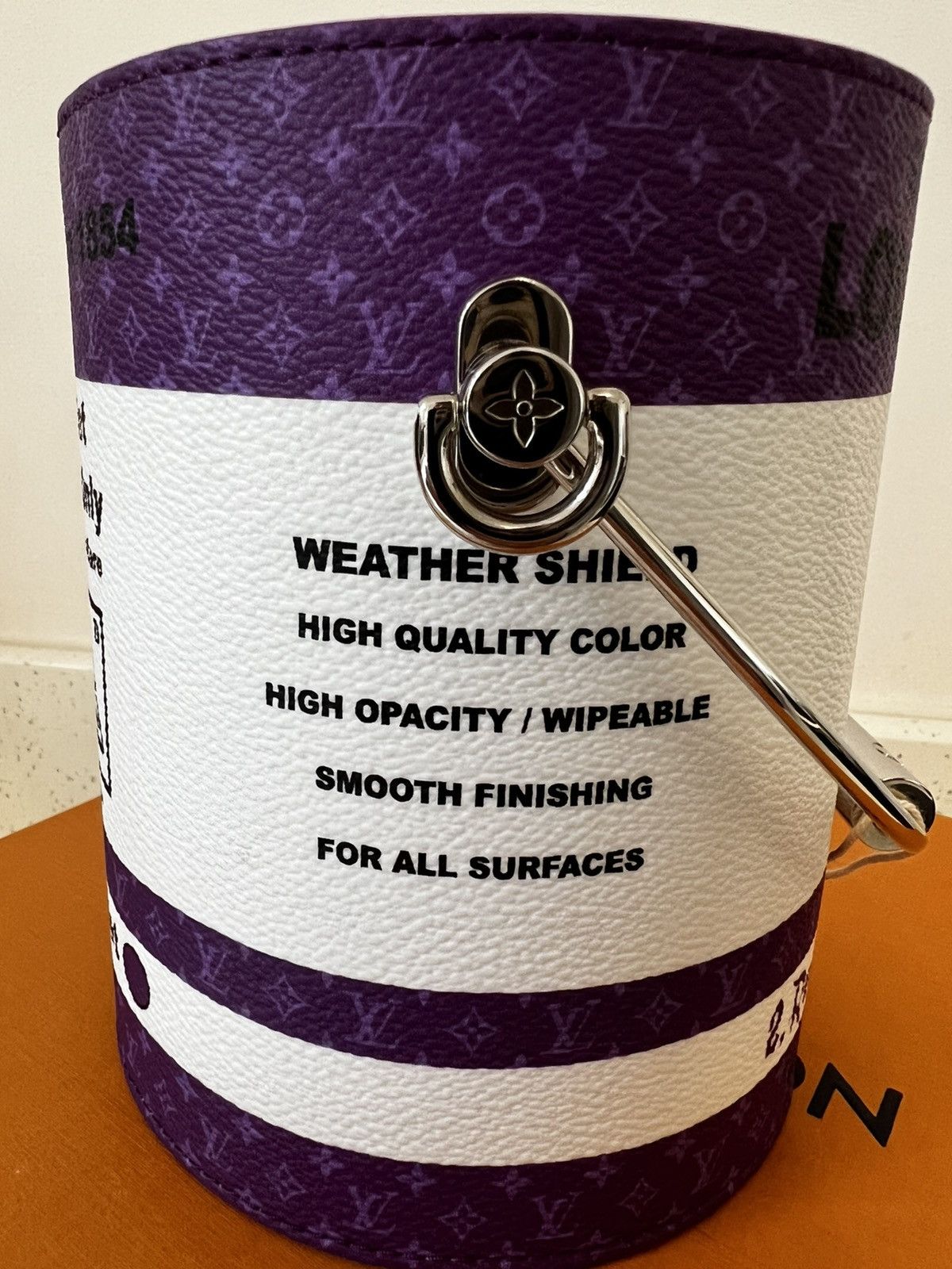 Louis Vuitton Louis Vuitton FW22 Virgil Abloh Paint Can Purple Size ONE SIZE - 8 Thumbnail