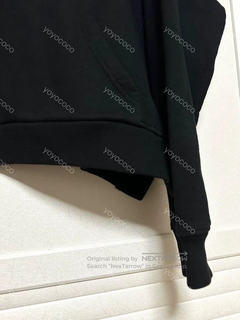 Fear of God Fear of God Dark black slit hoodie sweatshirt Size US M / EU 48-50 / 2 - 4 Thumbnail