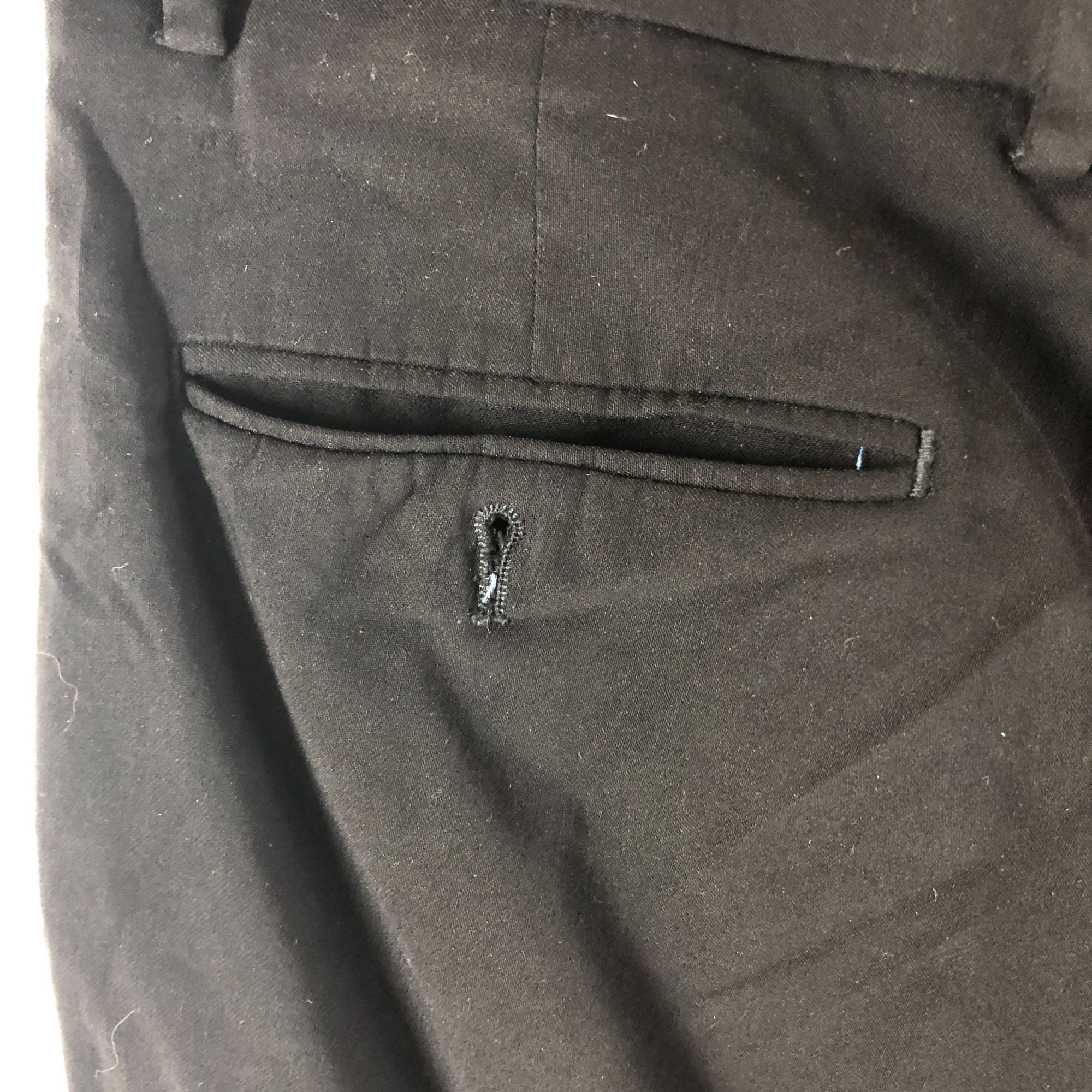 Tommy Hilfiger Tommy Hilfiger Mens Dress Pants Stretch Flat Front Black 36x Size US 36 / EU 52 - 3 Thumbnail