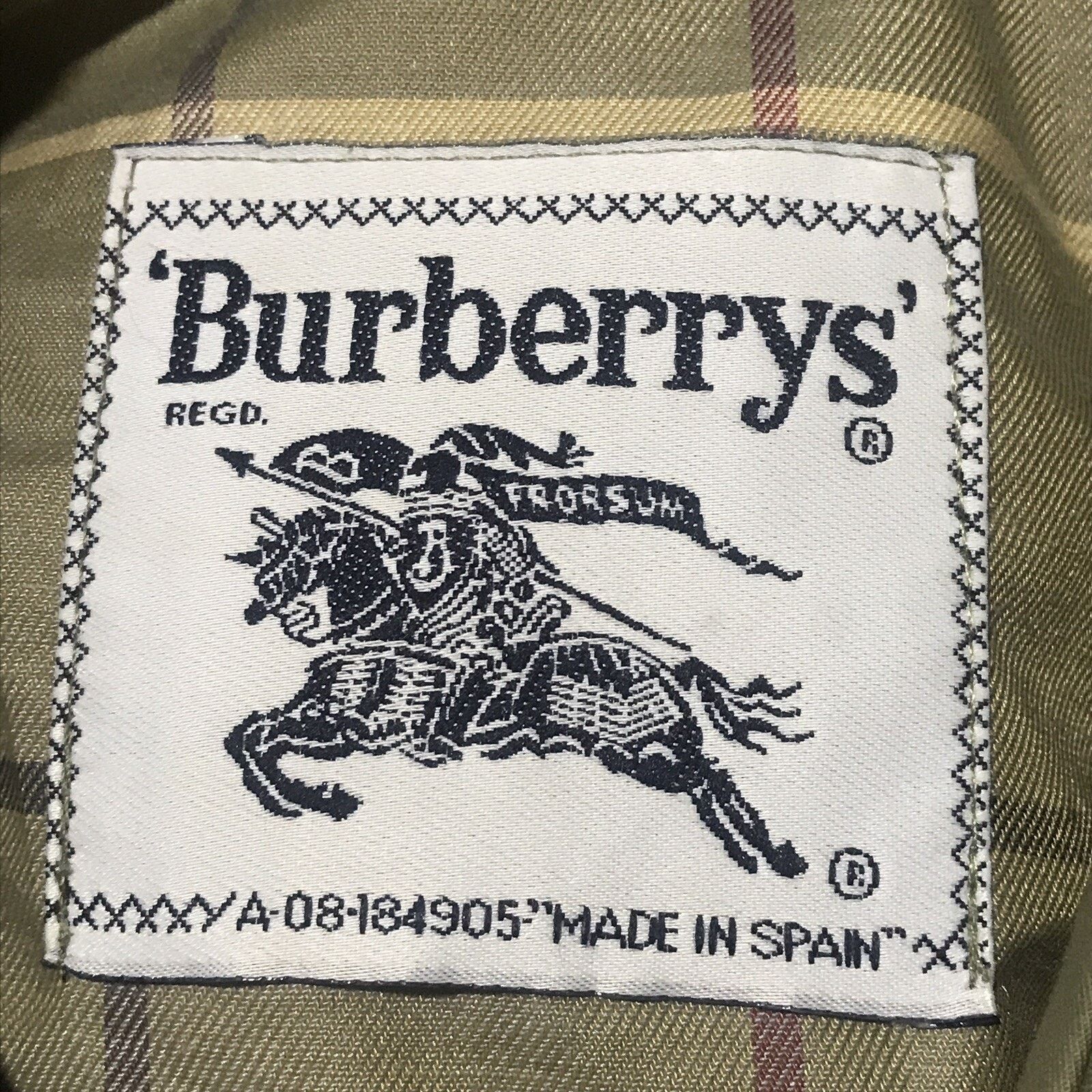 Burberry VINTAGE Burberry's Trench Coat NOVA CHECK Women green olive Size M / US 6-8 / IT 42-44 - 8 Thumbnail