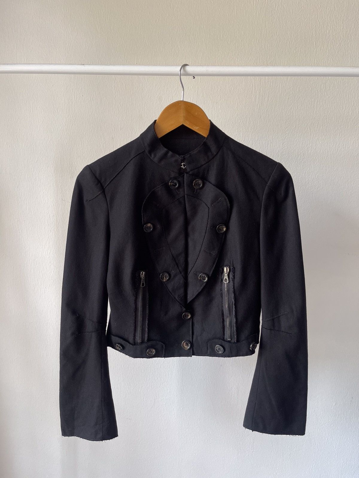 Alexander McQueen 2000s AlexanderMcqueen Wool Punk Zip Style Jacket 96 Size US XS / EU 42 / 0 - 1 Thumbnail