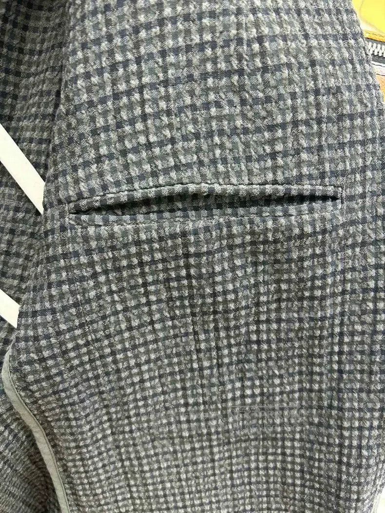 Hermes Hermes Men's gray blazer, 98% wool and 2% spandex fabric Size 50R - 8 Thumbnail