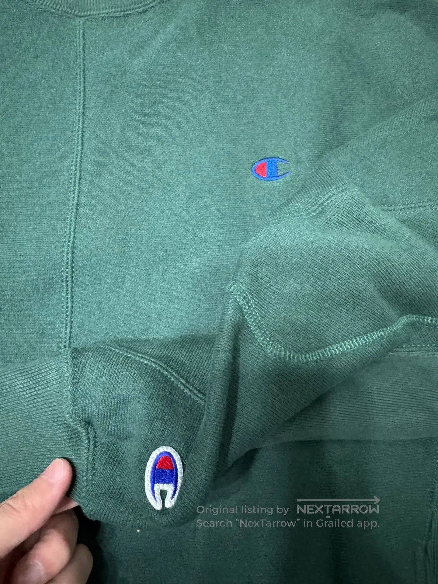 N.Hoolywood N.HOOLYWOOD x CHAMPION 22AW Fleece Hoodie. Size US M / EU 48-50 / 2 - 2 Thumbnail