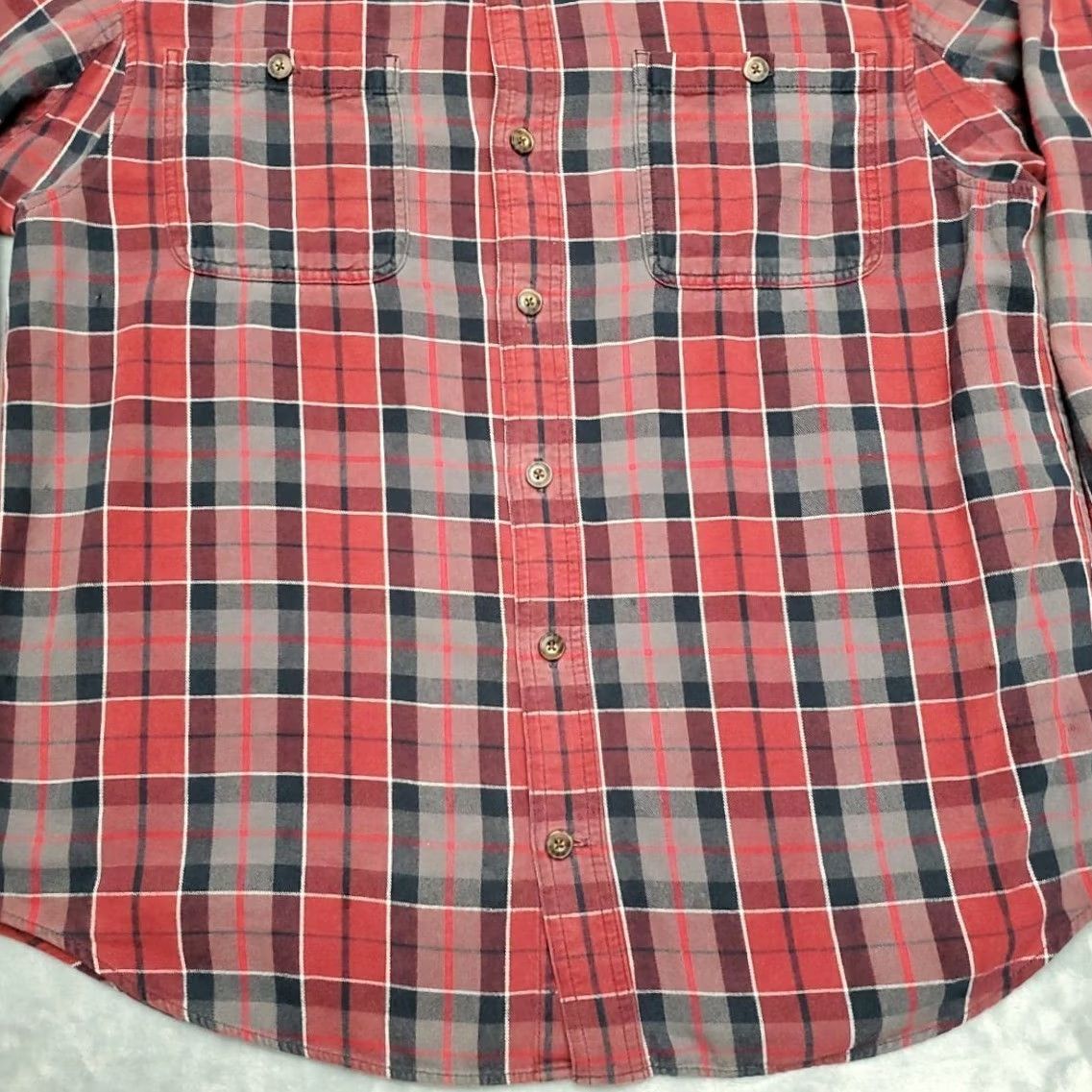 Vintage Duluth Trading Shirt Men L Red Flannel Plaid Long Sleeve Outdoor Cabin Casual Size US L / EU 52-54 / 3 - 2 Thumbnail