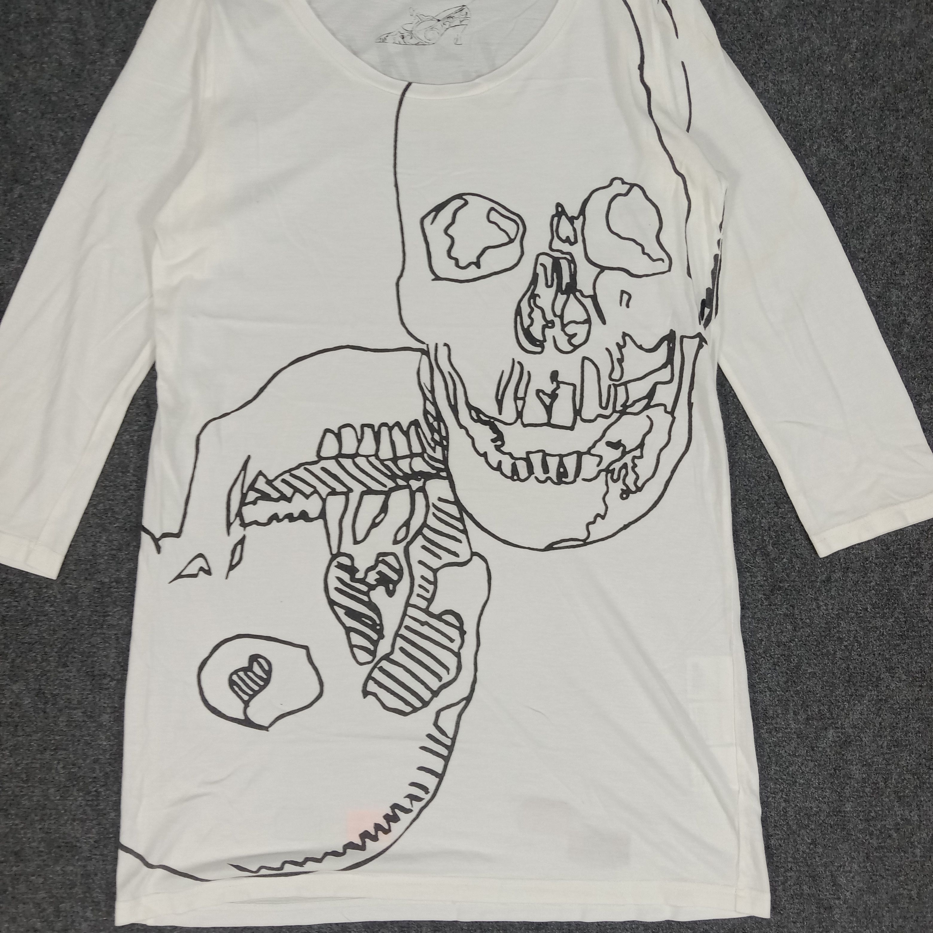 Andy Warhol × Hysteric Glamour × Vintage Andy Warhol X Hysteric Glamour Skull Art Tshirt Size XS / US 0-2 / IT 36-38 - 2 Thumbnail