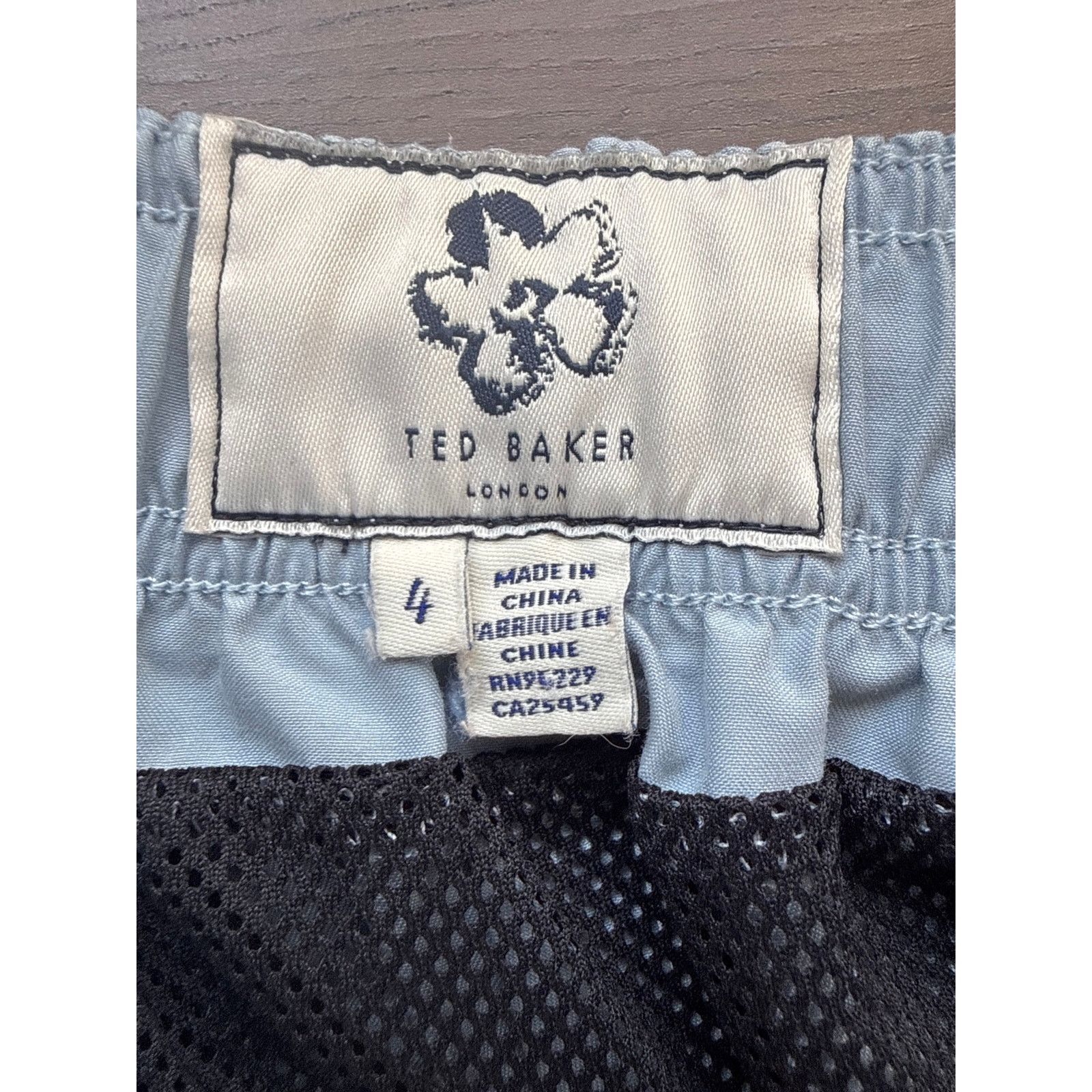 Ted Baker Ted Baker Men's Swim Trunks in Light Blue Size 4/ 34 Size US 34 / EU 50 - 4 Thumbnail