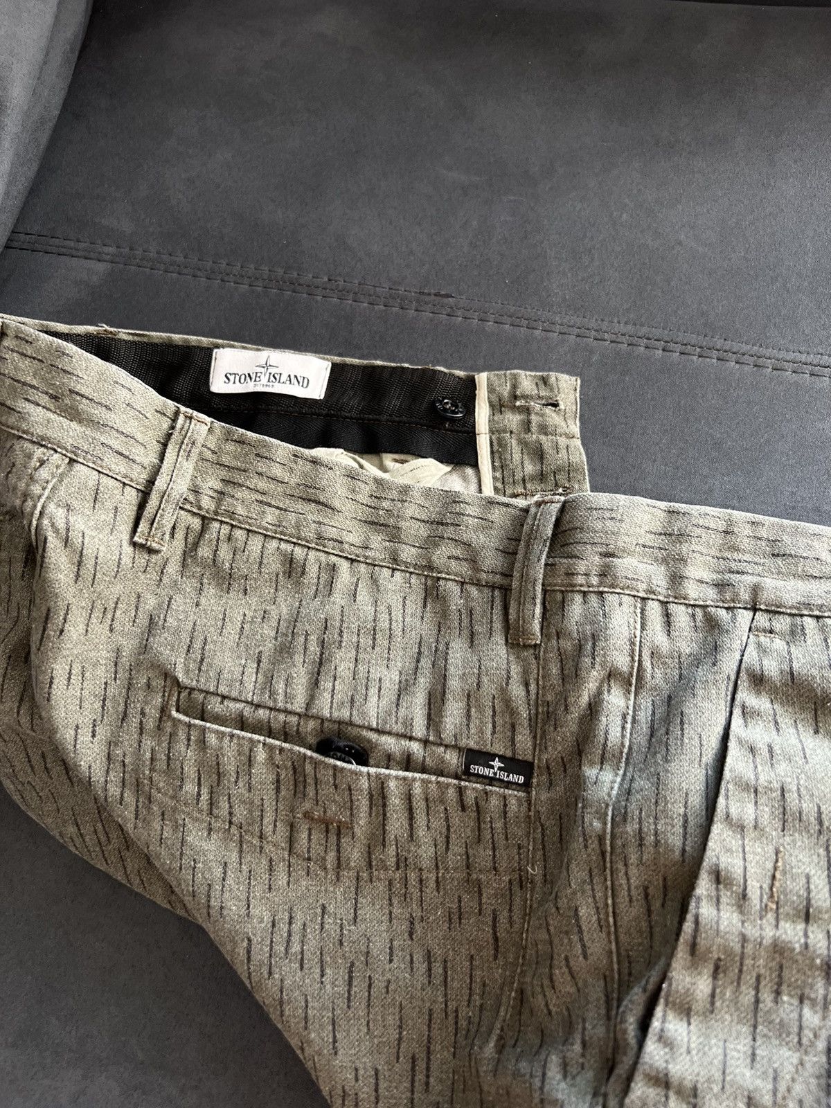 Stone Island × Vintage Stone island camo jeans pants Size US 32 / EU 48 - 15 Thumbnail