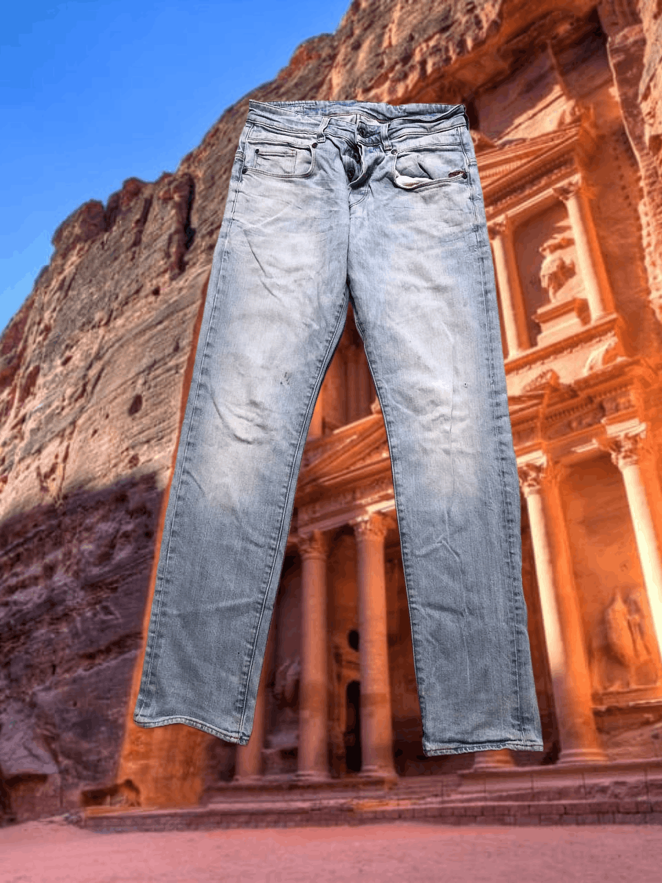 G-Star Vintage G-Star Raw RADAR Y2K Distressed Thrashed Jeans Size US 28 / EU 44 - 1 Thumbnail
