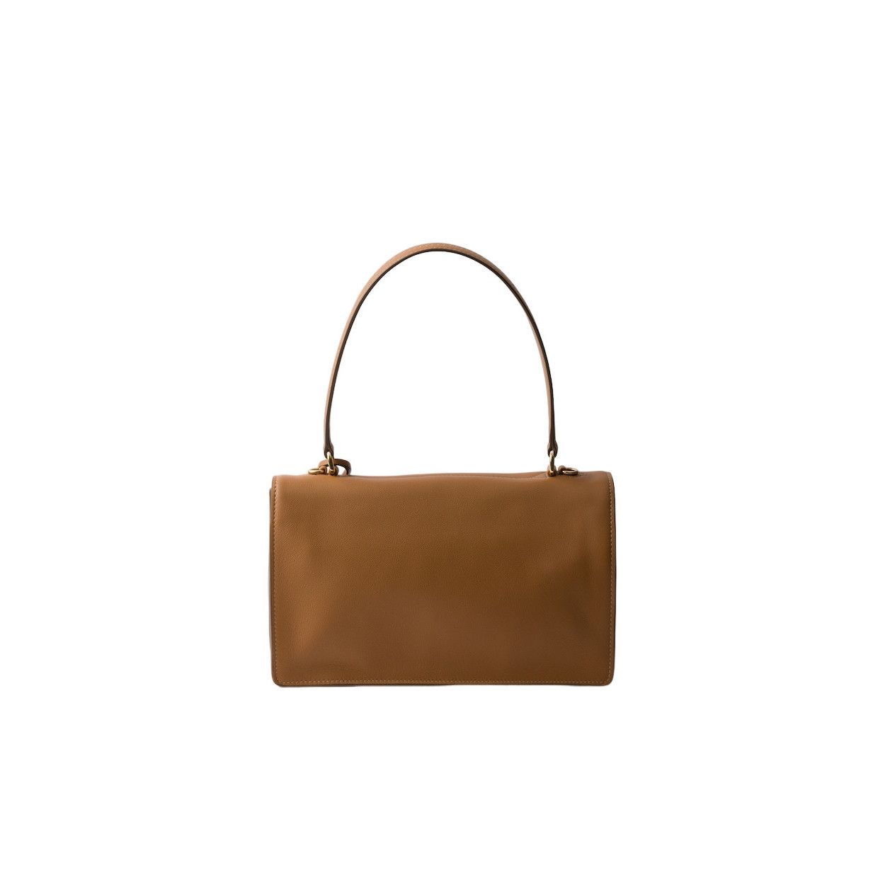 Prada PRADA Soft Sound Medium $4300 Caramel Leather Shoulder Bag N Size ONE SIZE - 3 Thumbnail