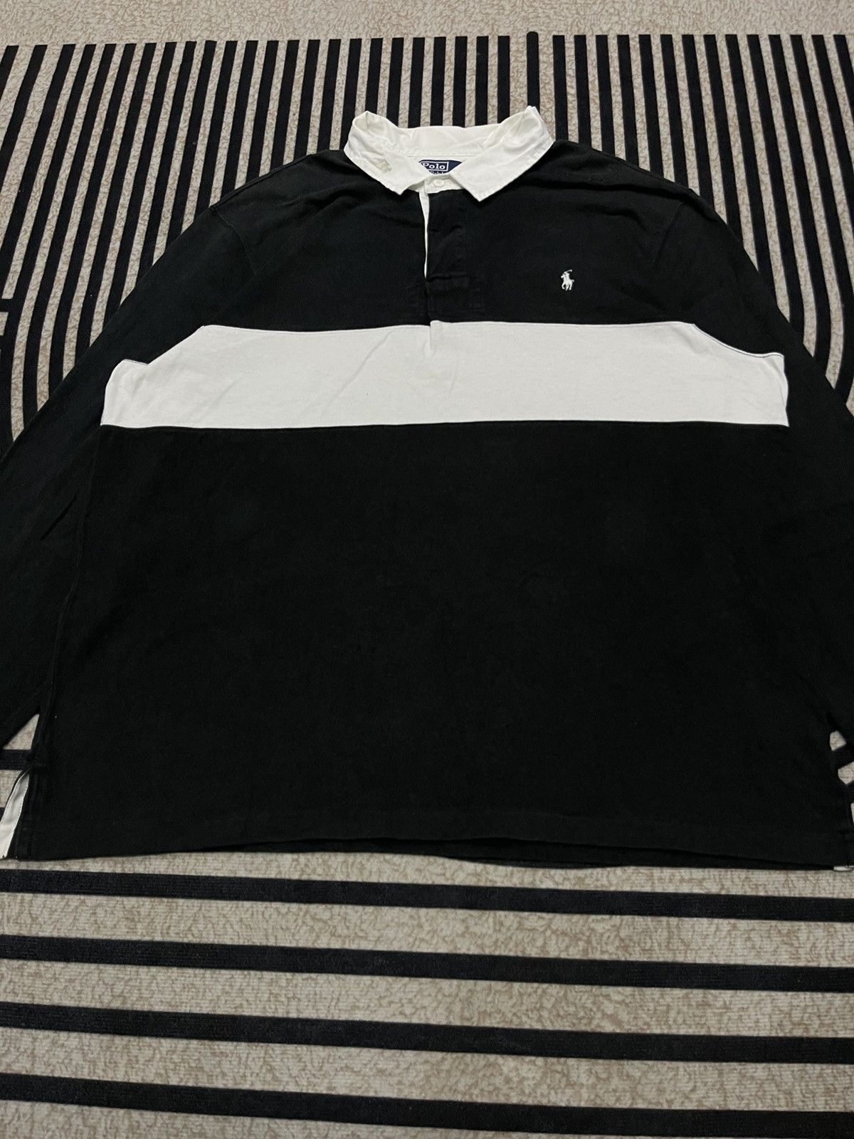 Polo Ralph Lauren VINTAGE POLO RALPH LAUREN SMALL PONY POLO LONG SLEEVE Size US XXL / EU 58 / 5 - 5 Thumbnail