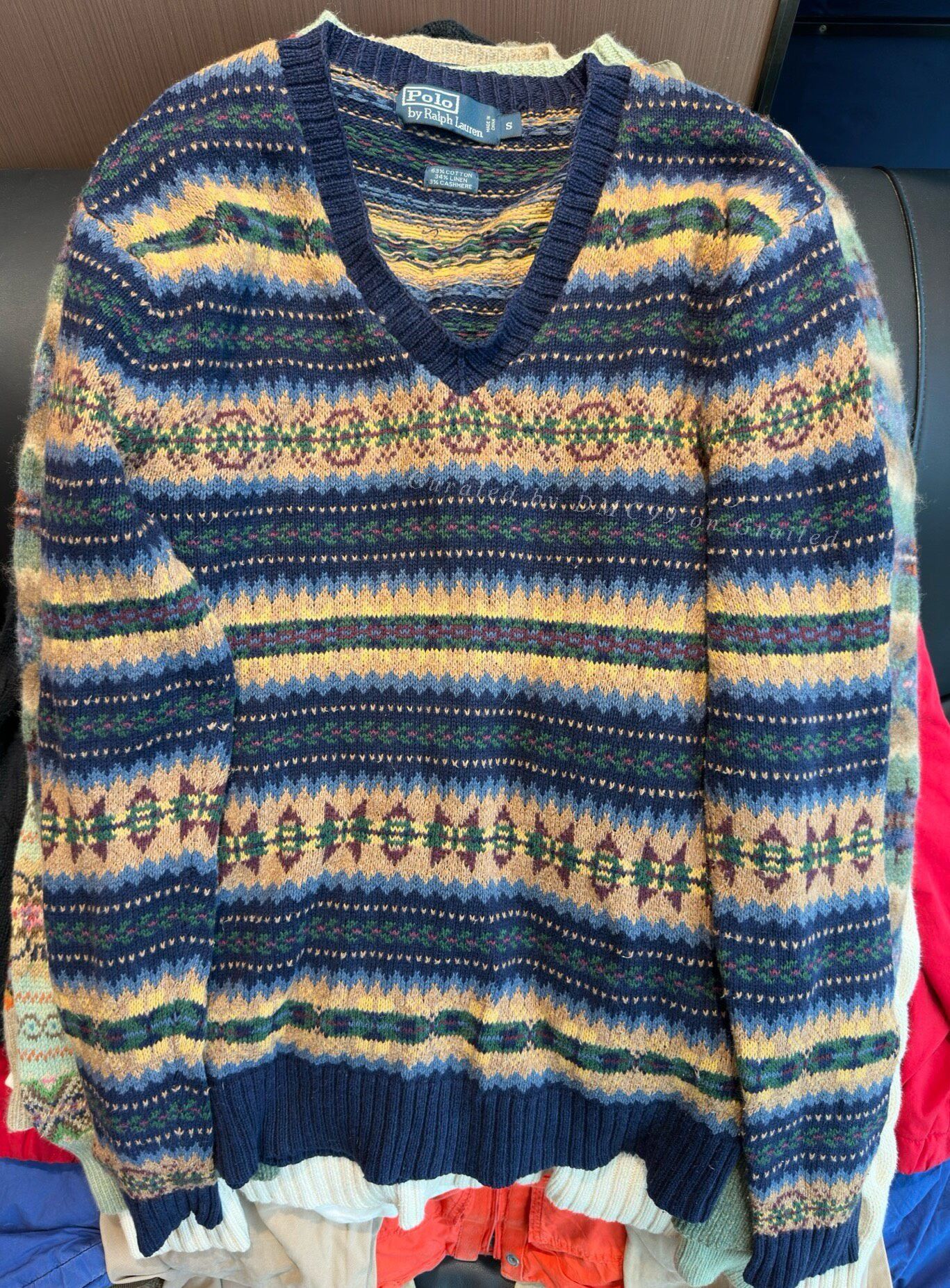 Ralph Lauren Ralph Lauren Vintage Fair Isle Wool Sweater Size US M / EU 48-50 / 2 - 1 Thumbnail