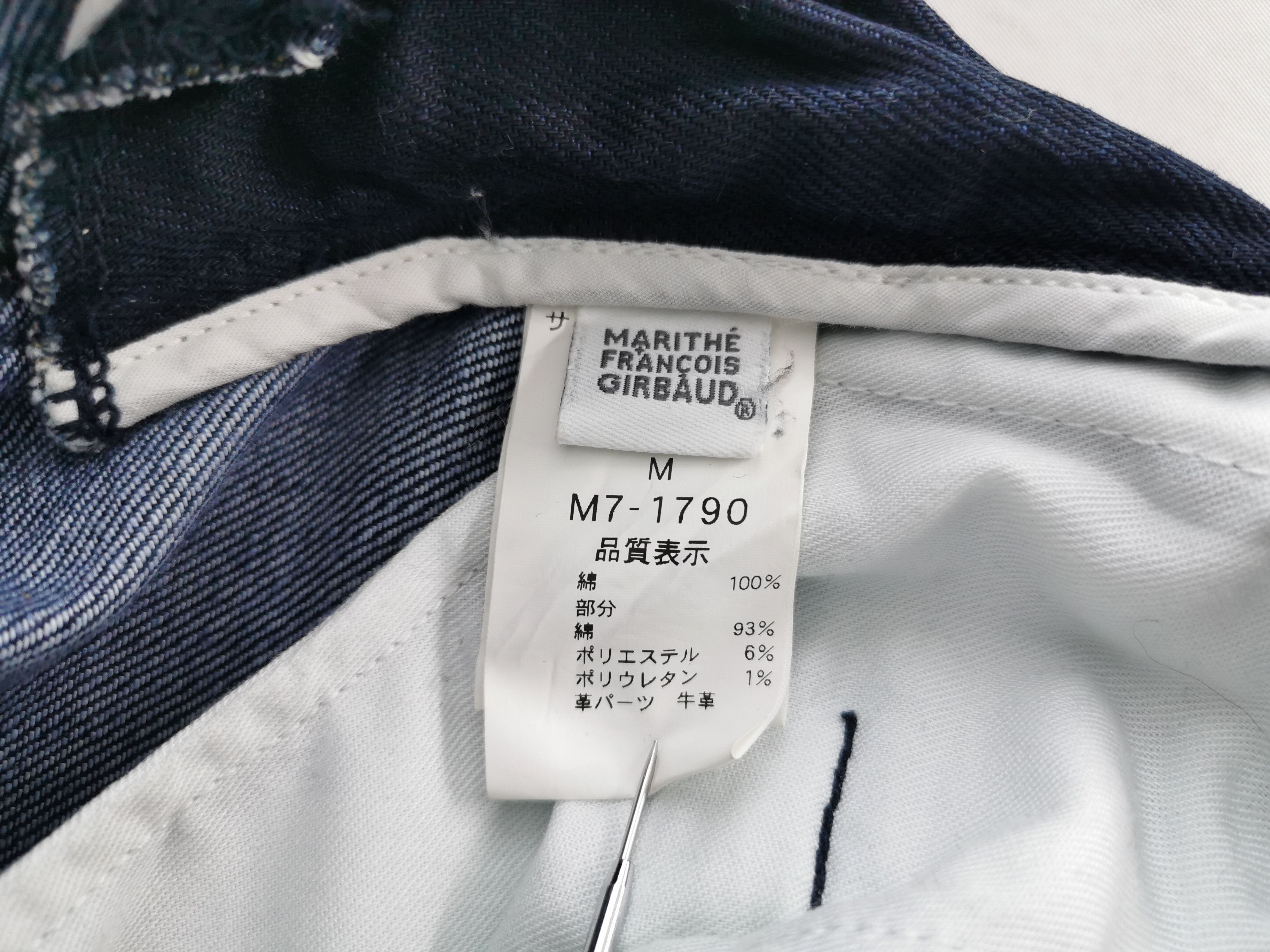 Marithe + Francois Girbaud Marithe Francois Girbaud Y2k Denim Jeans Size M Waist 33 Size US 33 - 11 Thumbnail