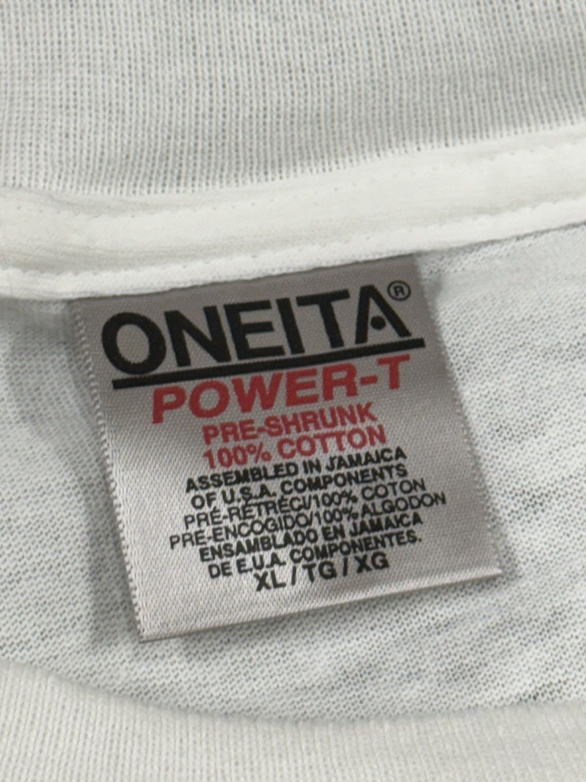 Vintage Lord, Why Do I keep Chosing The Wrong Man? Oneita GRAIL Size US XL / EU 56 / 4 - 5 Thumbnail