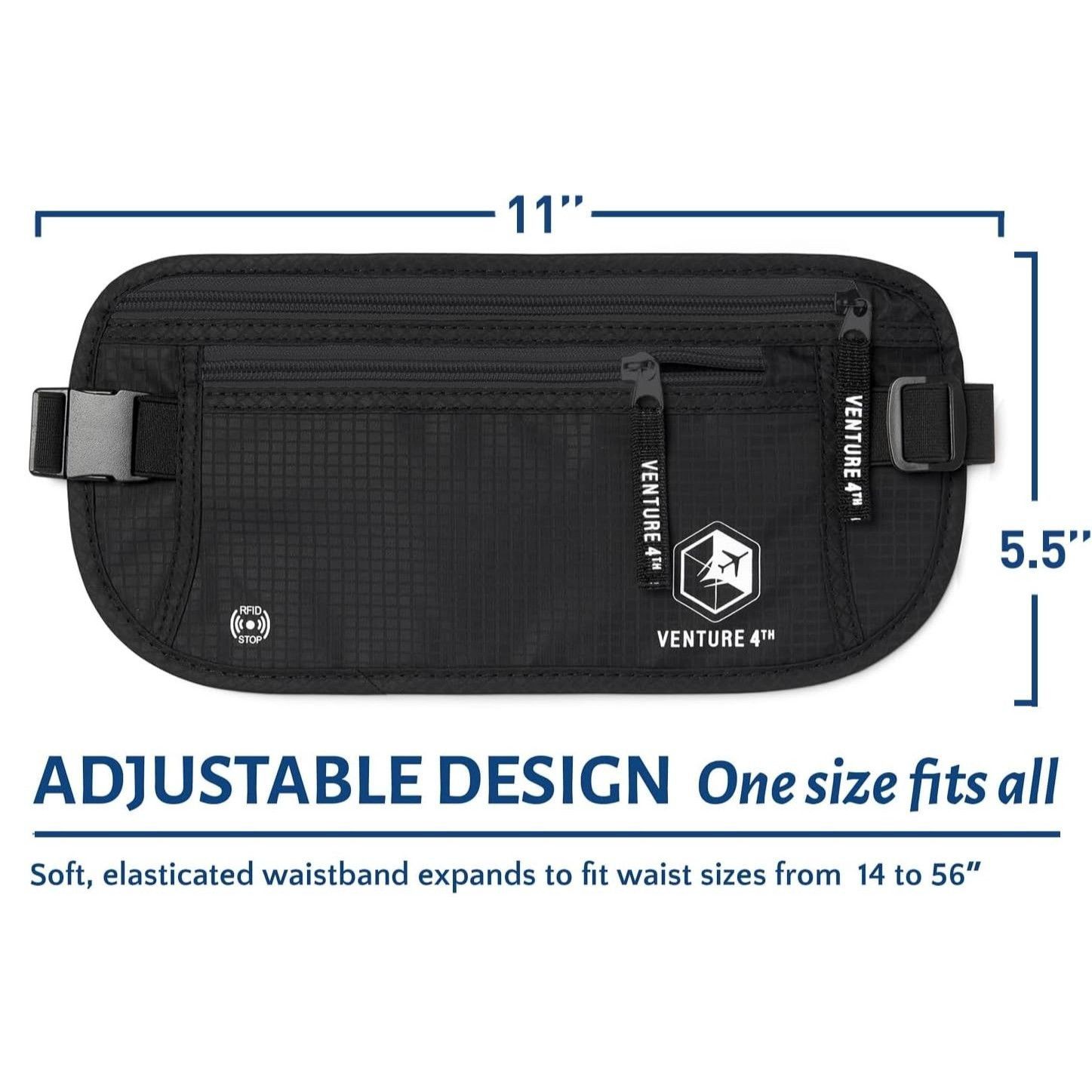 Other Travel Money Belt - Slim Passport Holder RFID Blocking Trav Size ONE SIZE - 2 Thumbnail