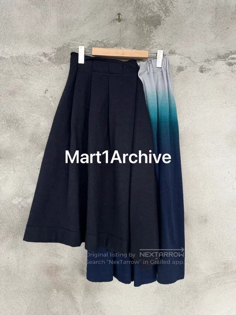 Yohji Yamamoto YOHJI YAMAMOTO size M Wool Mixed Patchwork Skirt Size 23" - 1 Thumbnail