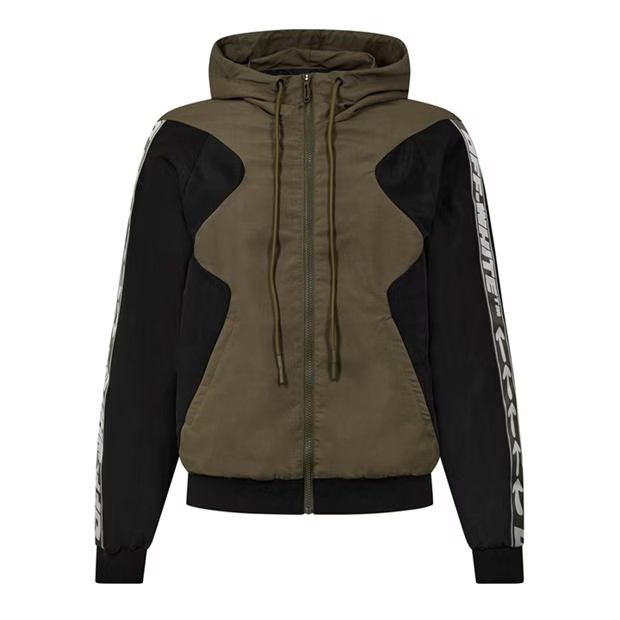 Off-White o1y0225 Bomber Hooded Jacket in Military Green/Black Size US XS / EU 42 / 0 - 1 Thumbnail