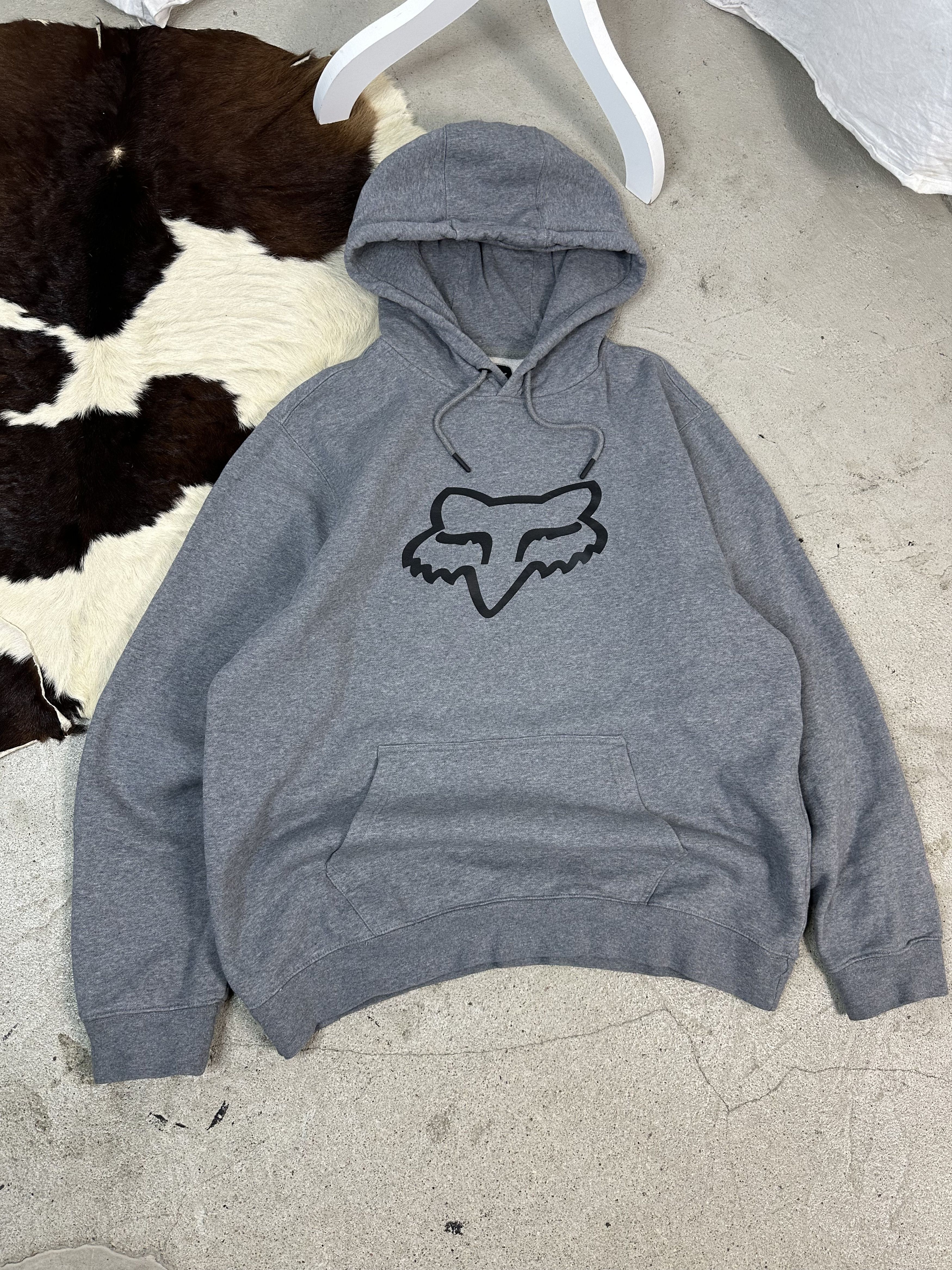 Fox Racing × Vintage Vintage Streetwear Y2K Sportswear Fox Racing Hoodie Size US XL / EU 56 / 4 - 1 Thumbnail