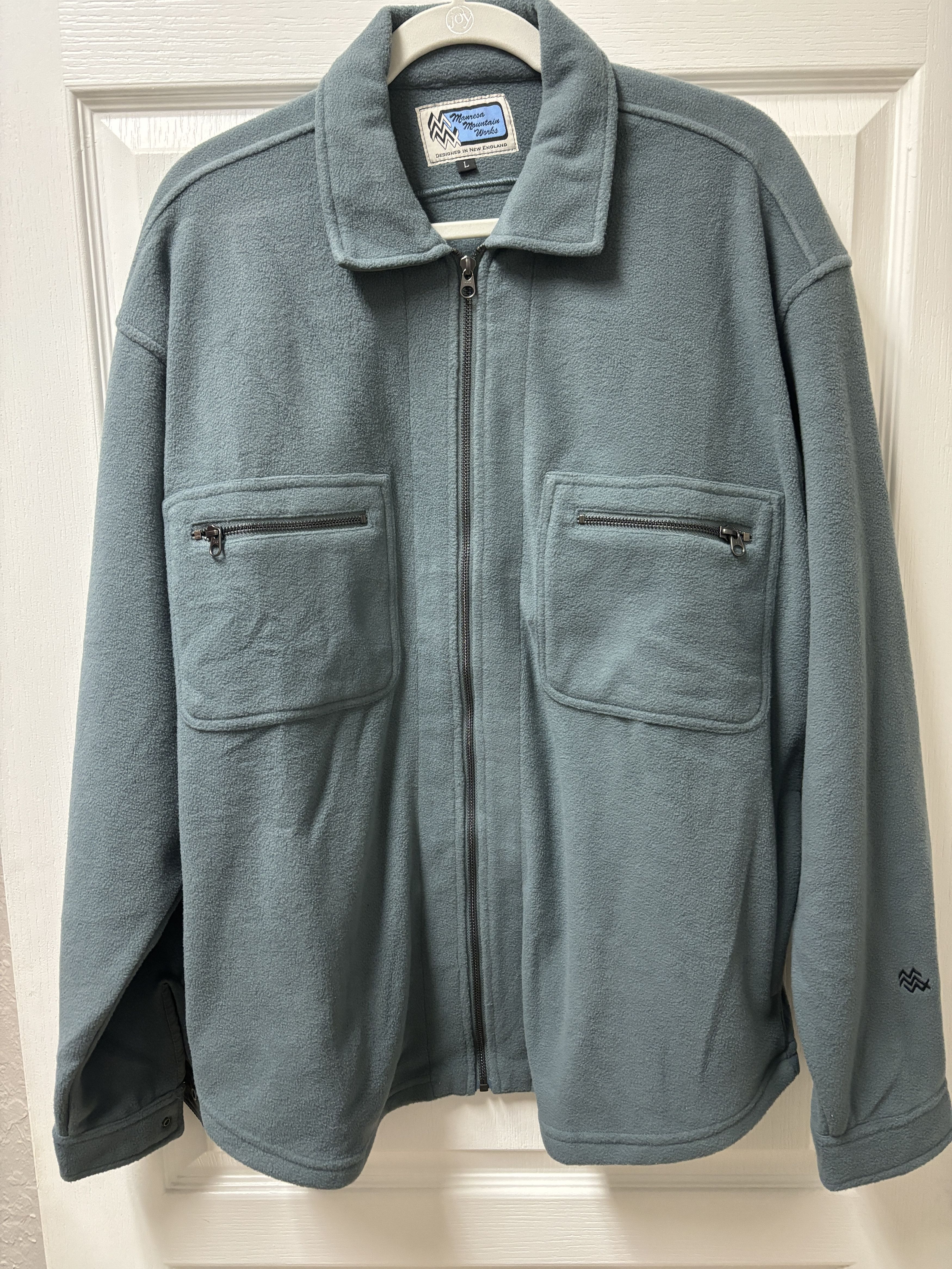 image of Manresa Monadnock Overshirt in Soft Blue, Men's (Size Large)