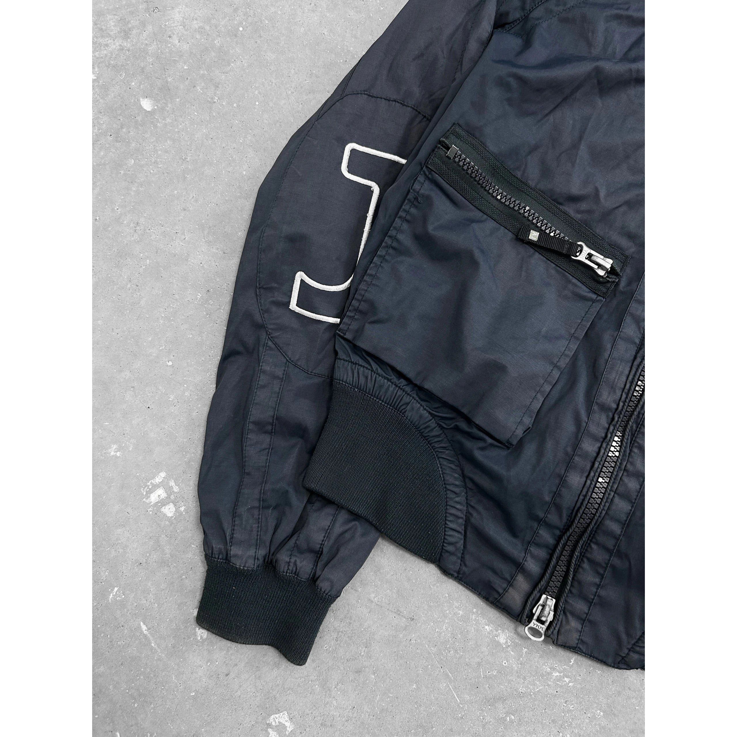 Armani Armani Jeans 2000's Navy Multizipper Jacket Size US M / EU 48-50 / 2 - 4 Thumbnail