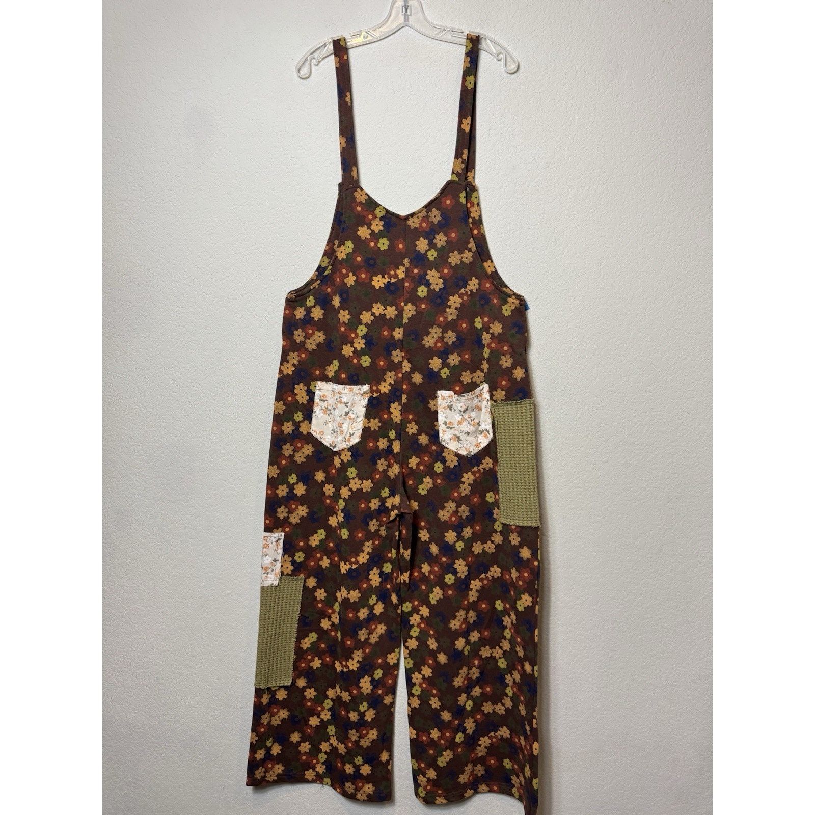 Other POL Floral Print Jumpsuit Boho Patchwork Retro Oversized M Size 32" / US 10 / IT 46 - 12 Thumbnail