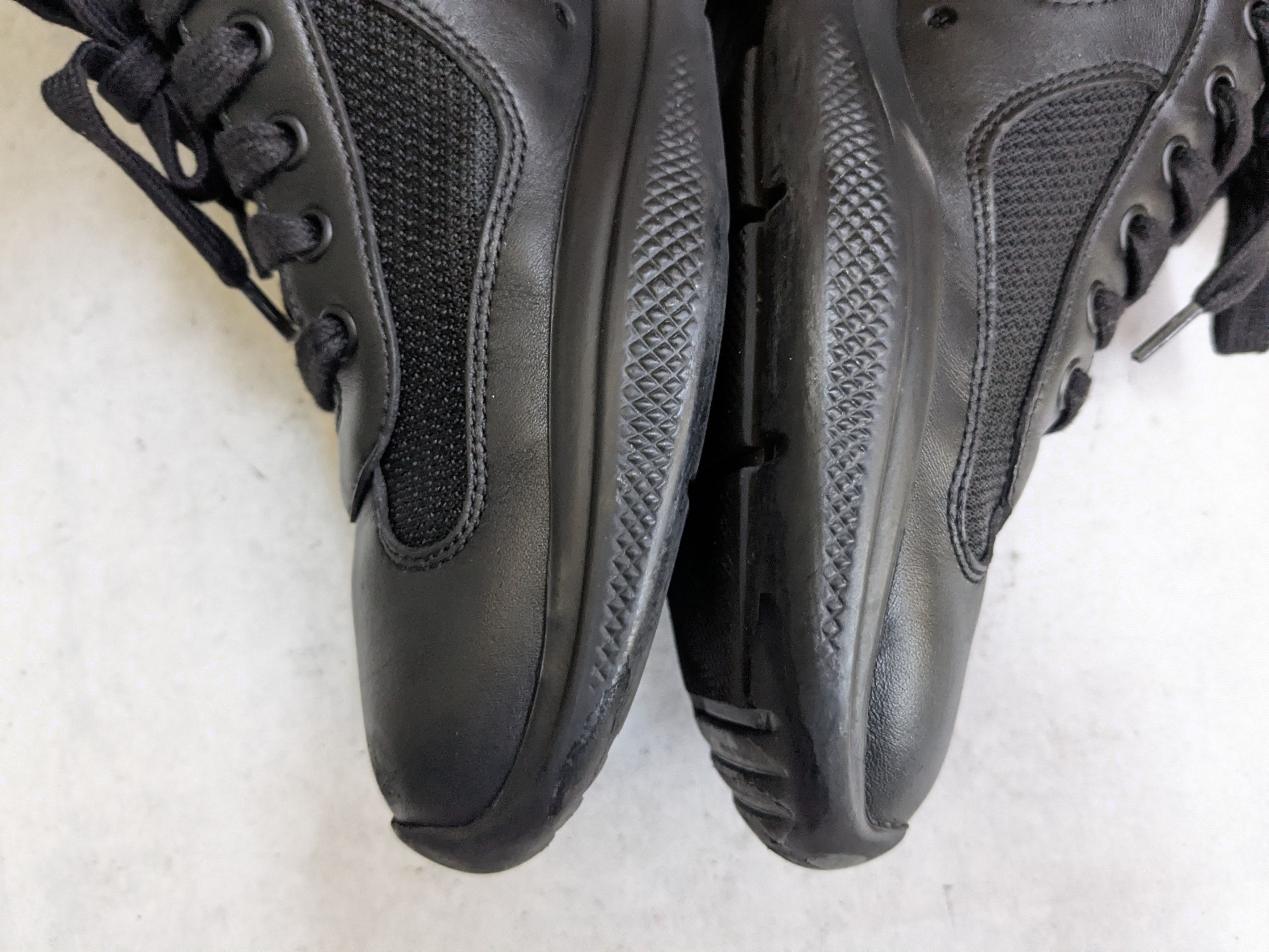 Prada Prada America's Cup Sneakers Black 9.5 Low Tops Leather Red Size US 9.5 / EU 42-43 - 11 Thumbnail