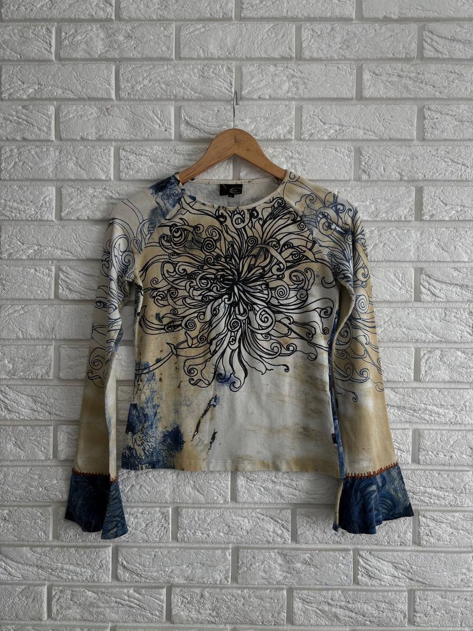 Just Cavalli Just Cavalli women’s blouse vintage flowers printed rare Size S / US 4 / IT 40 - 1 Thumbnail