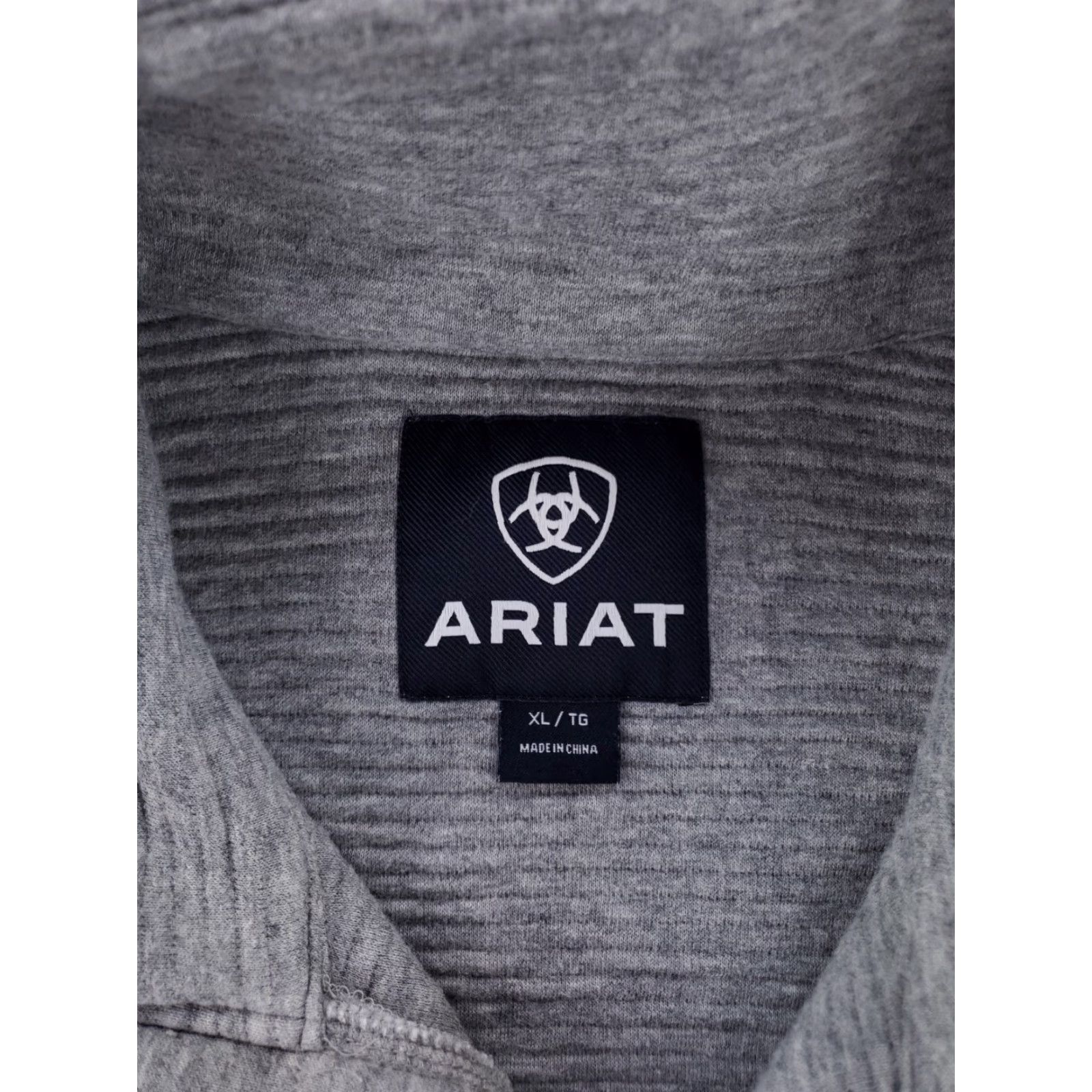 Ariat Ariat Jacket Gray Long Sleeve Windbreaker Ribbed Medium Weight XL Mens Size US XL / EU 56 / 4 - 2 Thumbnail