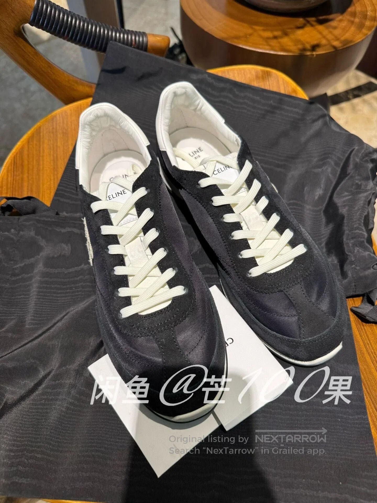 Celine Celine Classic Logo Black Suede Casual Shoes. Size US 11 / EU 44 - 9 Thumbnail