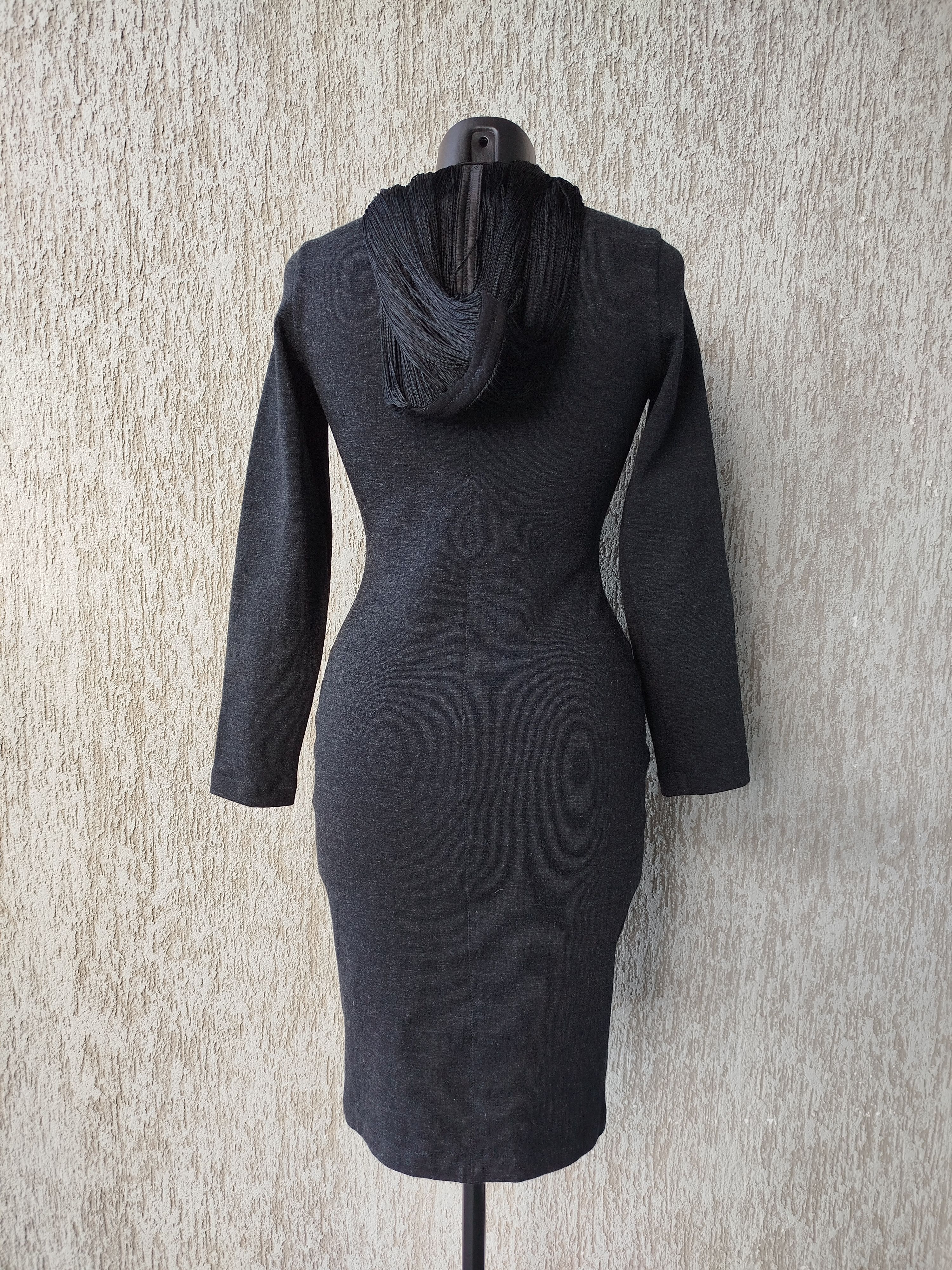 Jean Paul Gaultier Jean Paul Gaultier Dress Bodycon Hooded Italy Vintage 90s Size S / US 4 / IT 40 - 6 Thumbnail