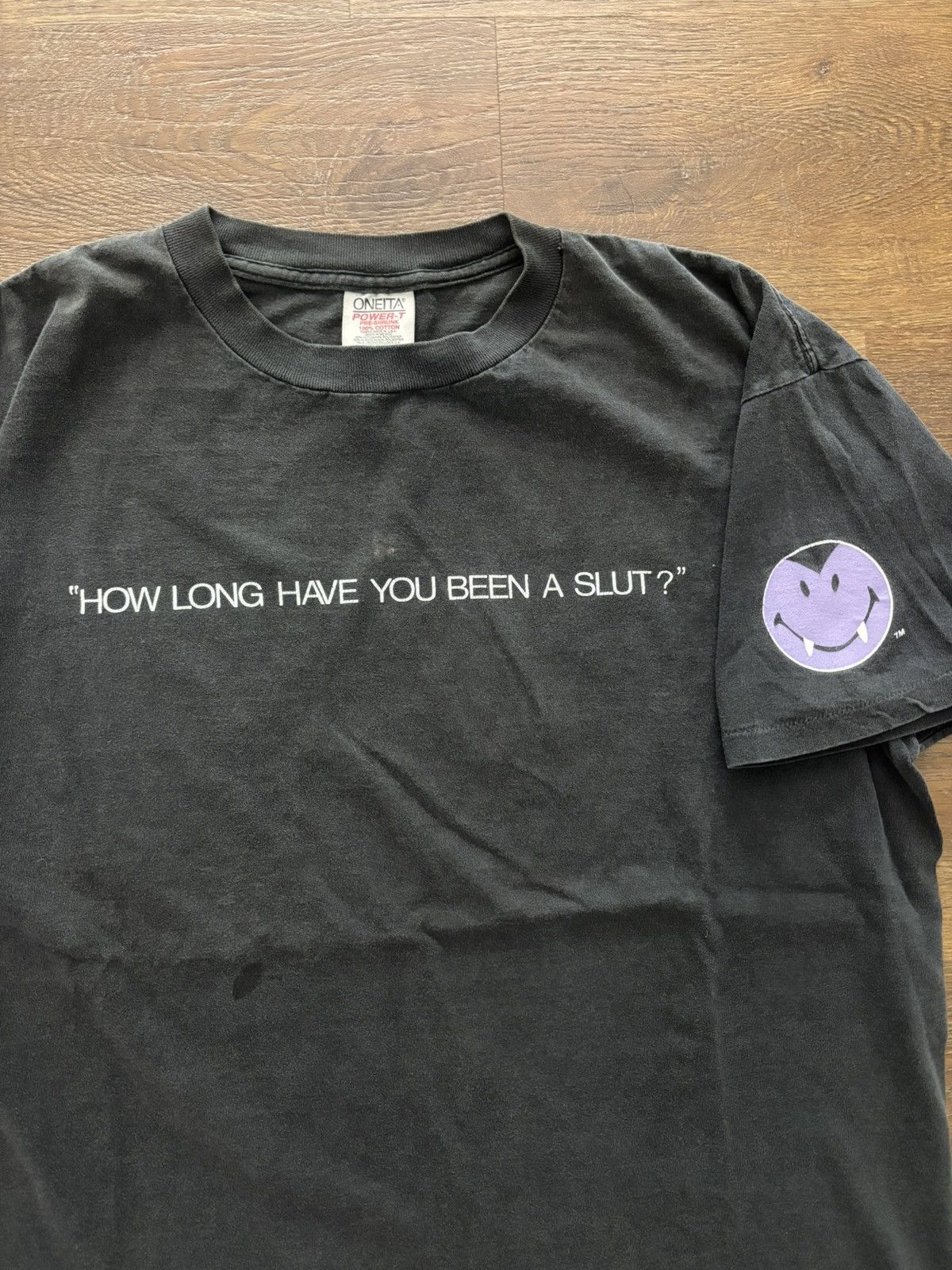 Vintage Faded Retail Slut Punk Goth Tee