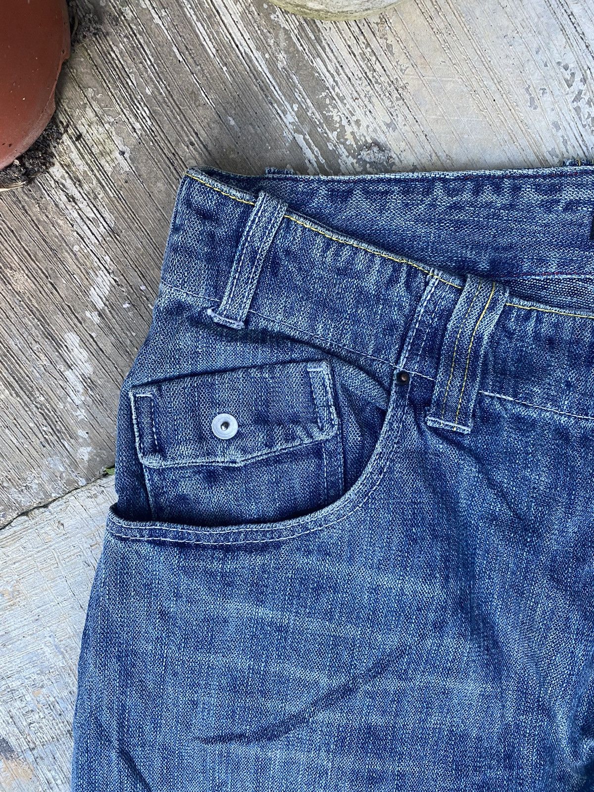 If Six Was Nine × Japanese Brand × Le Grande Bleu (L.G.B.) Dominate Handcrafted Flare Jeans Size US 35 - 6 Thumbnail