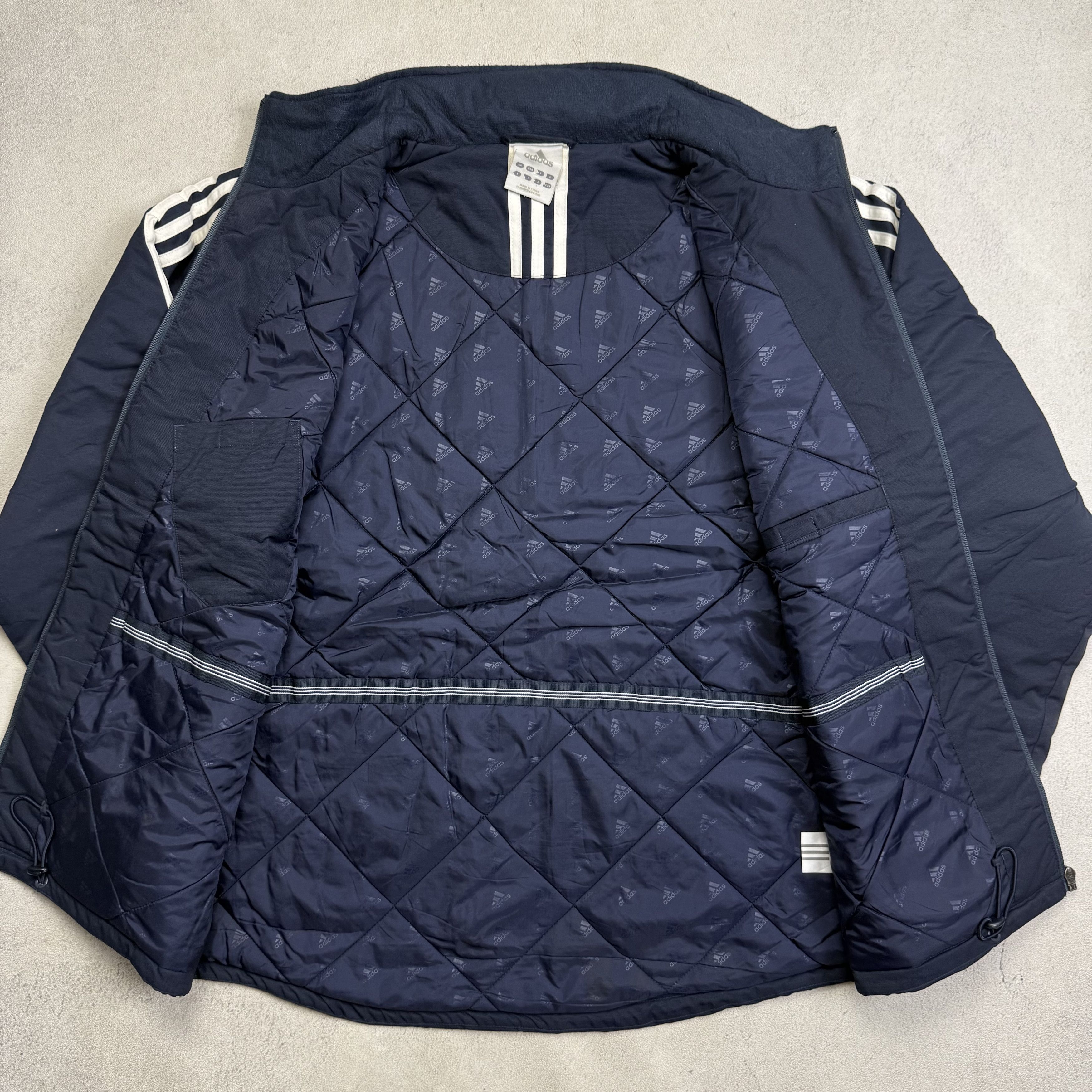 Adidas Adidas Three Stripes Puffer Jacket Size US L / EU 52-54 / 3 - 3 Thumbnail
