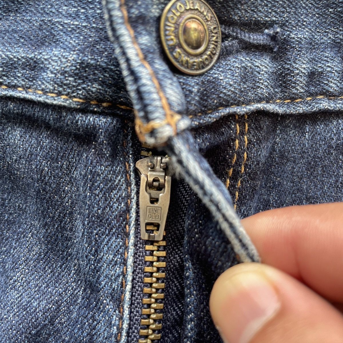 Japanese Brand × Jean × Vintage Vintage Japanese Brand Indigo Blue Denim Jeans Pants W33 Size US 33 - 7 Thumbnail
