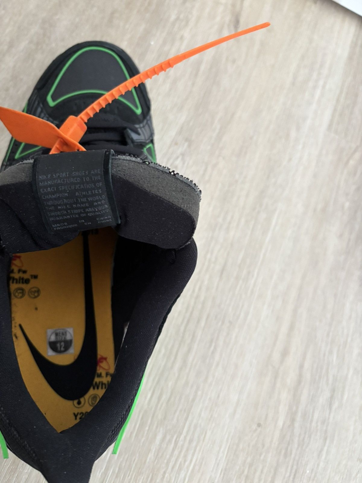Nike × Off-White Off-White x Nike Air Rubber Dunk 'Green Strike" Size US 12 / EU 45 - 6 Thumbnail