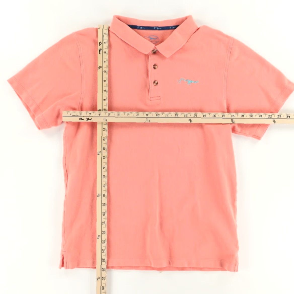 Vintage True Flies Polo Shirt Pink Men's M Pique Cotton Solid Shirt ShortSleeve Collared Regular Fit Vintage No Size US M / EU 48-50 / 2 - 3 Thumbnail
