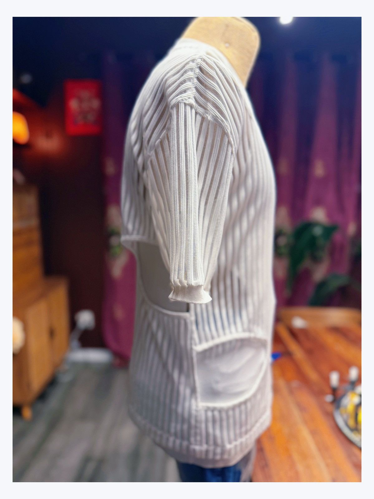 Other Avant-Garde Cutout Top Set – White Tank + Textured Mesh Size US M / EU 48-50 / 2 - 7 Thumbnail