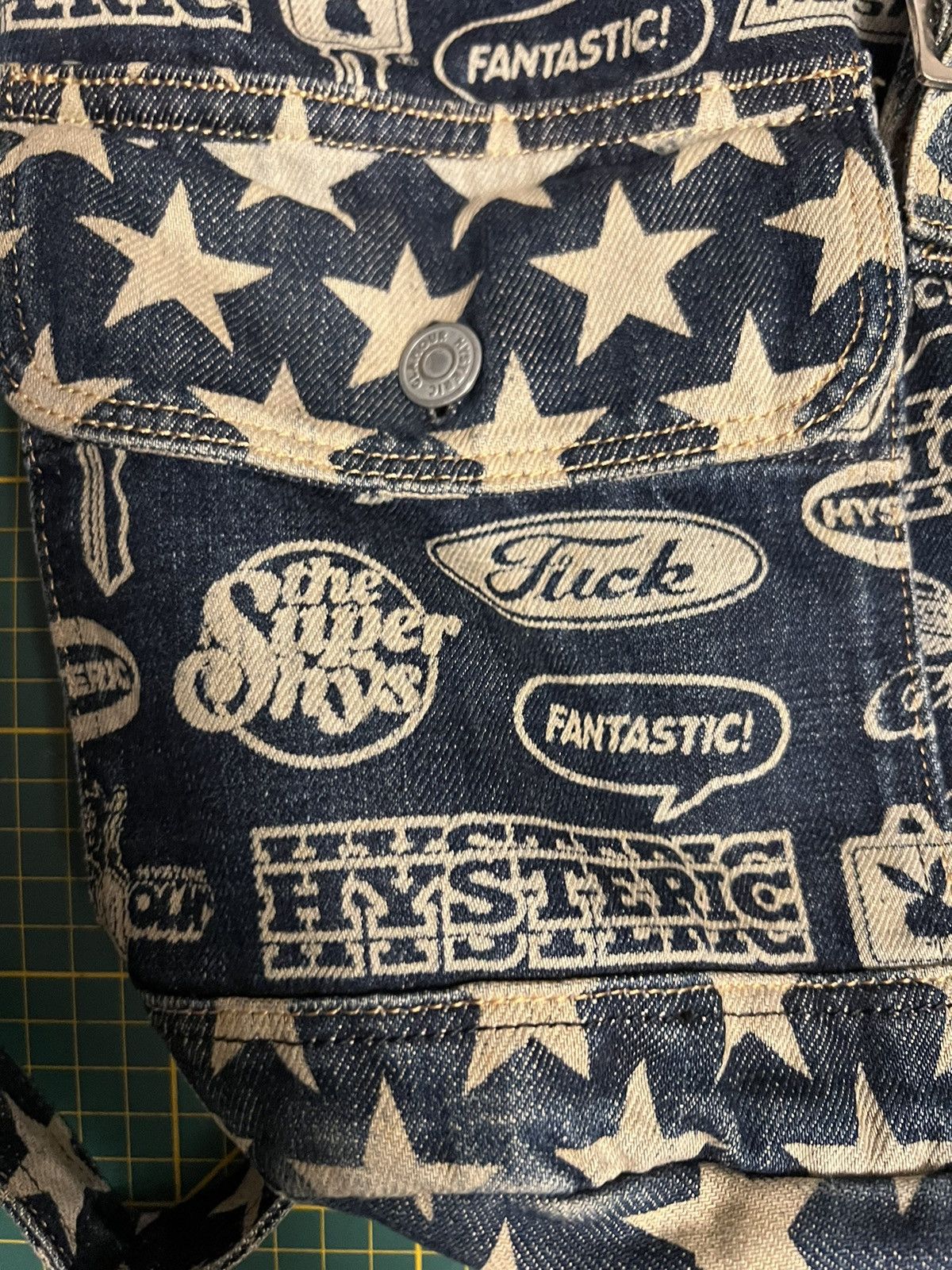 Hysteric Glamour Vintage Hysteric Glamour denim backpack Size ONE SIZE - 7 Thumbnail