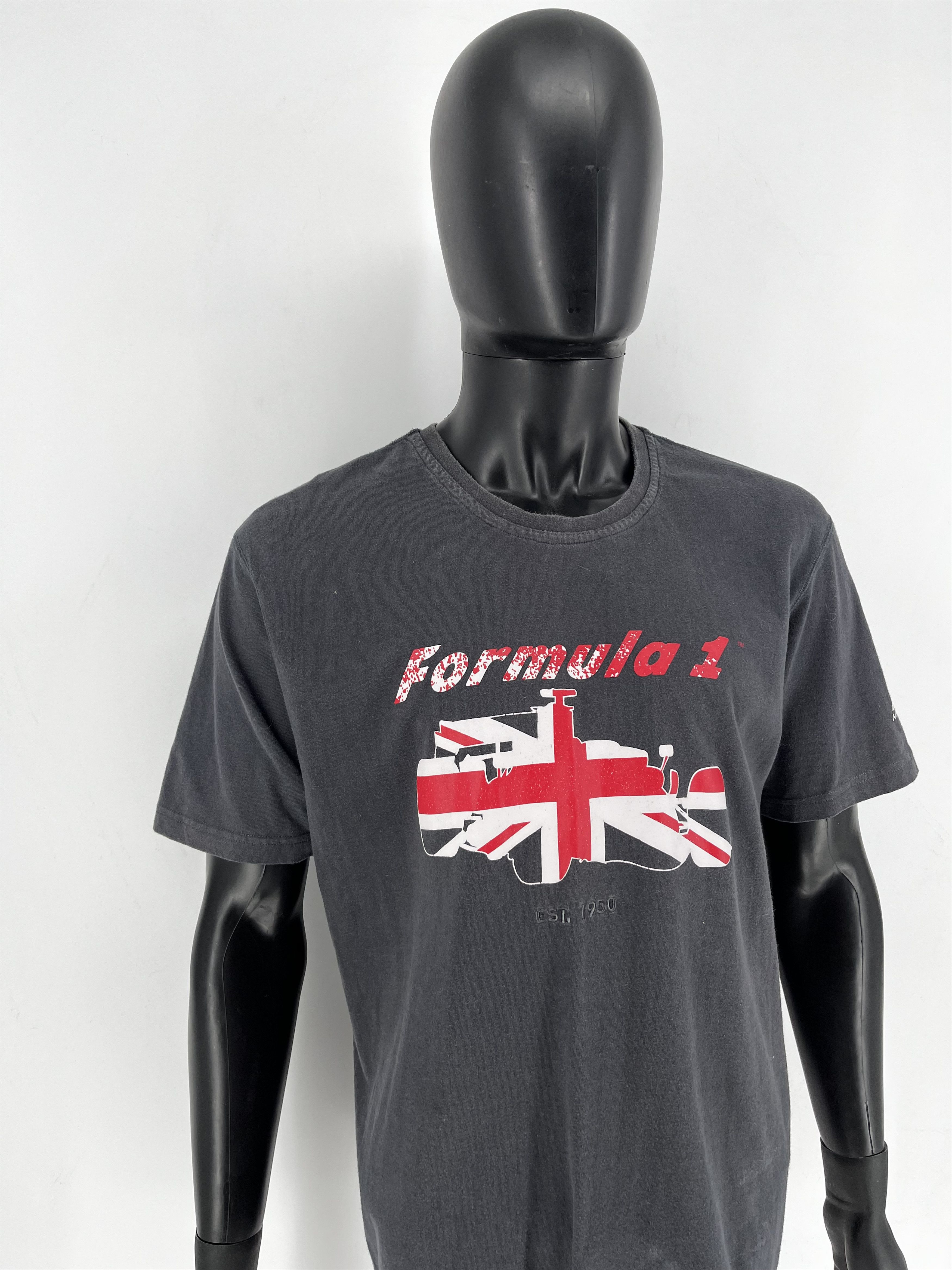 Vintage Vintage F1 Racing Motorsport Graphic Tee 90s Y2K Size US L / EU 52-54 / 3 - 3 Thumbnail