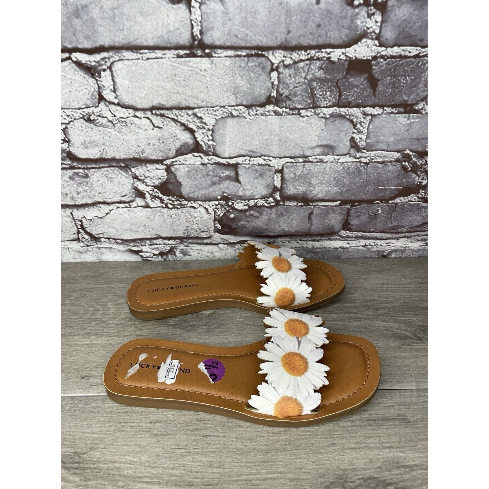 Lucky Brand Lucky Brand Floral Daisy Quiet Luxury Beach Slides Sandals W Size US 6.5 / IT 36.5 - 15 Thumbnail