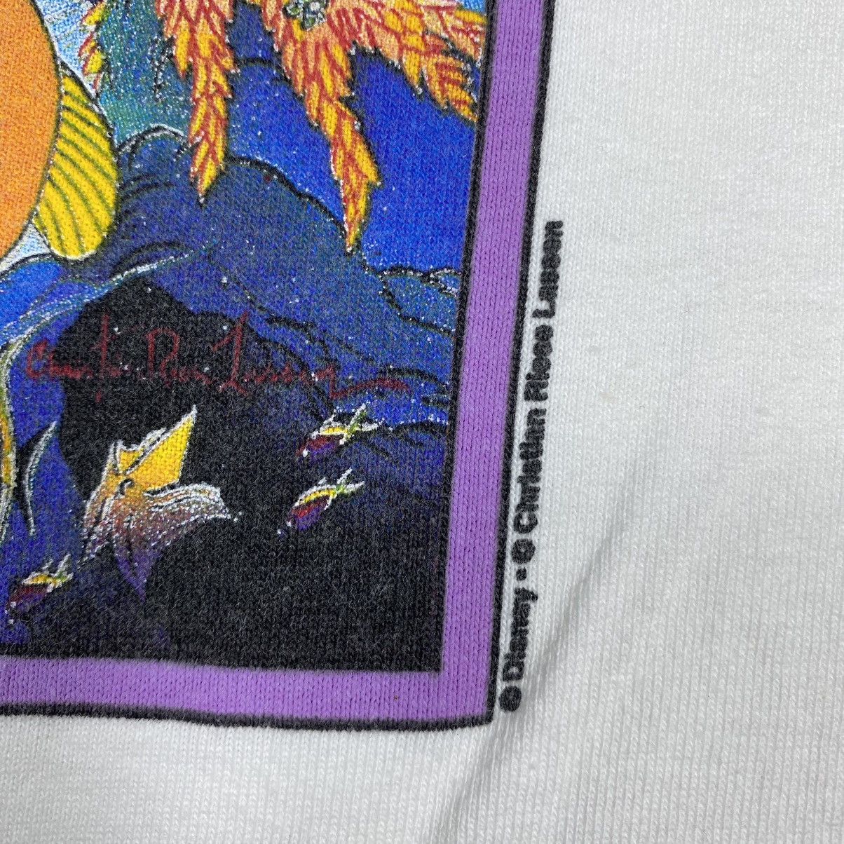 Disney × Vintage VINTAGE 90's UNDER THE SEA THE ART OF LASSEN DISNEY TEE Size US M / EU 48-50 / 2 - 6 Thumbnail