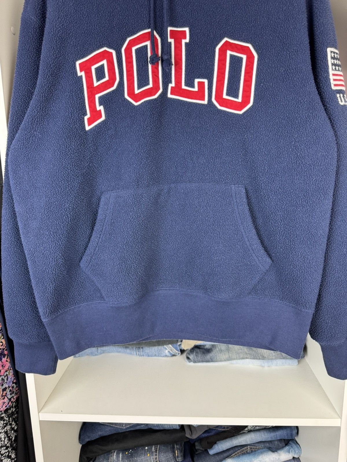 Polo Ralph Lauren Polo Ralph Lauren USA Fleece Hoodie Size US M / EU 48-50 / 2 - 7 Thumbnail