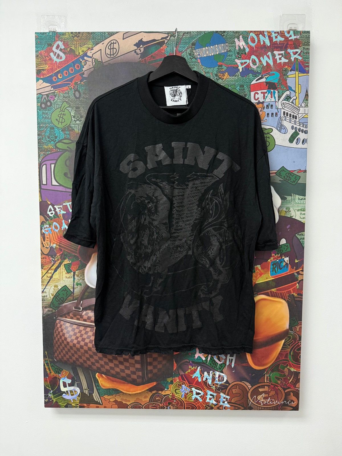 Saint Vanity Saint Vanity Monochromatic Griffin Tee Black Size US M / EU 48-50 / 2 - 1 Preview
