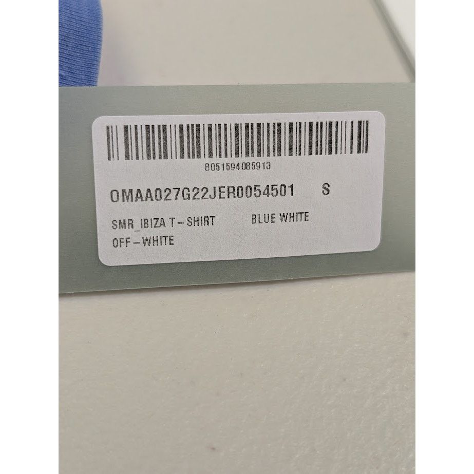 Off-White o1rshd1 SMR-Ibiza T-Shirt in Blue White Size US S / EU 44-46 / 1 - 24 Thumbnail