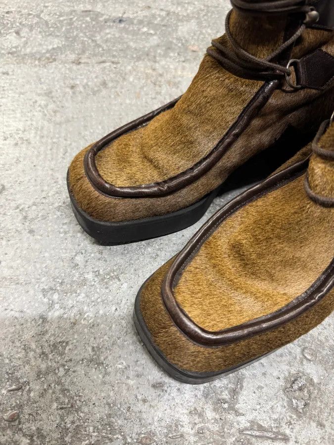 Fendi Fendi Pony Hair Brown Boots Size US 6 / IT 36 - 4 Thumbnail