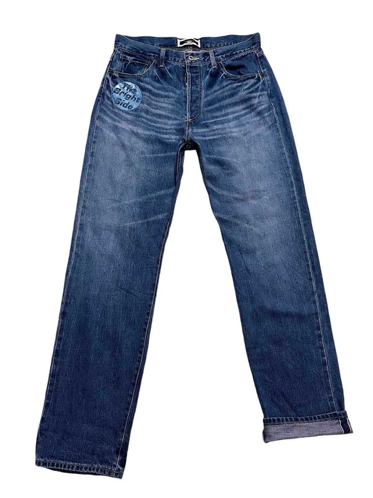 Designer × Japanese Brand COMMUNITY.CO JAPANESE BRAND SELVEDGE JEANS Size US 35 - 1 Thumbnail