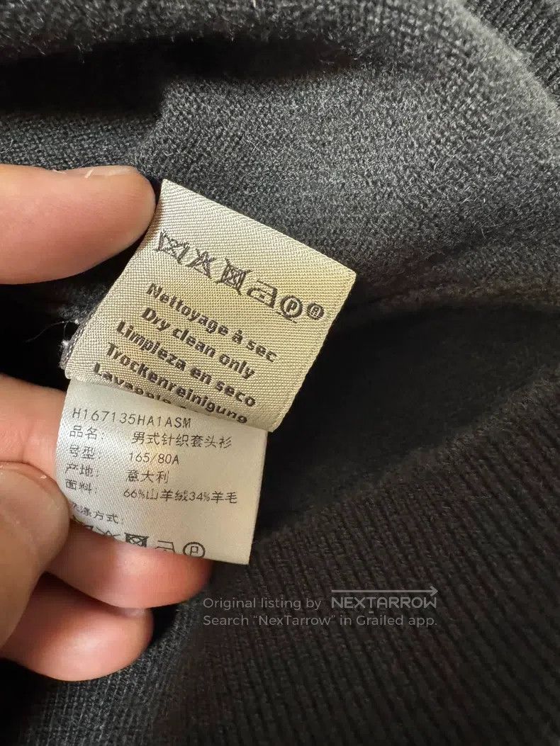 Hermes Hermes Cashmere sweater, 66% cashmere +34% wool. Unique co Size US S / EU 44-46 / 1 - 8 Thumbnail
