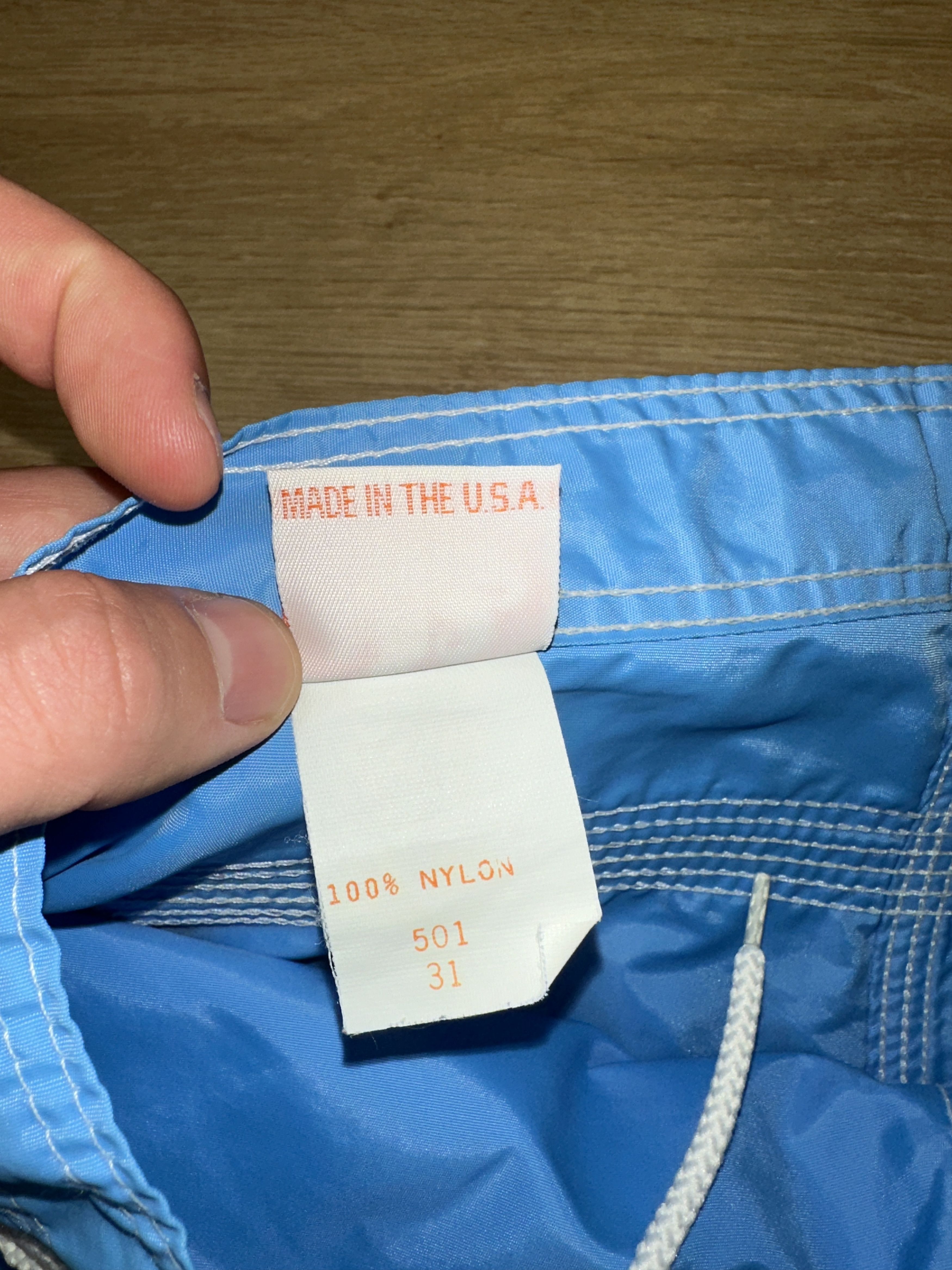 Sundek Rainbow 501 Vintage 31 Sundek USA Surf Swim Shorts Size 31 Size US 31 - 7 Thumbnail