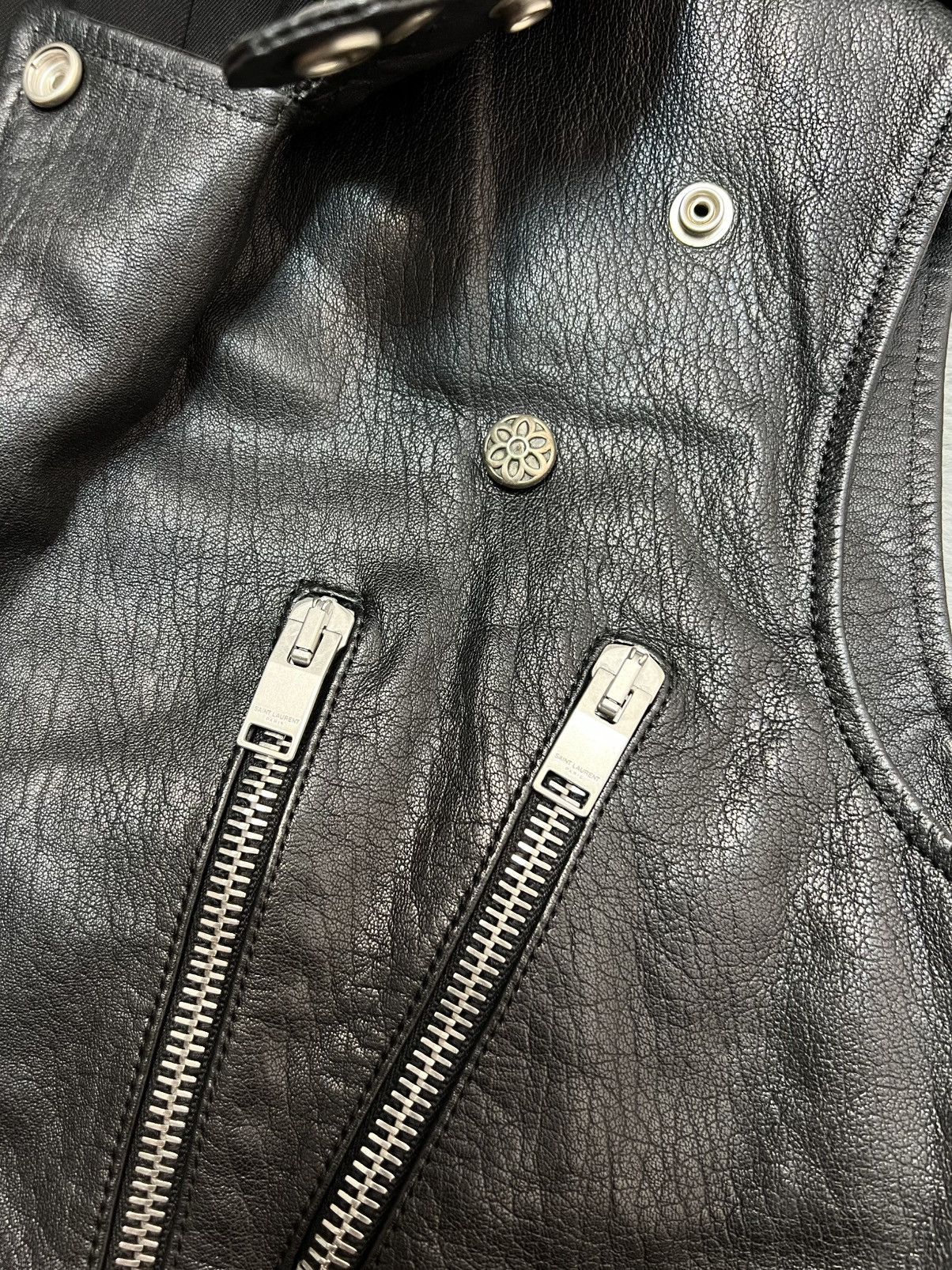 Saint Laurent Paris SS14 L17 Leather Vest sz 46 Size US S / EU 44-46 / 1 - 5 Thumbnail